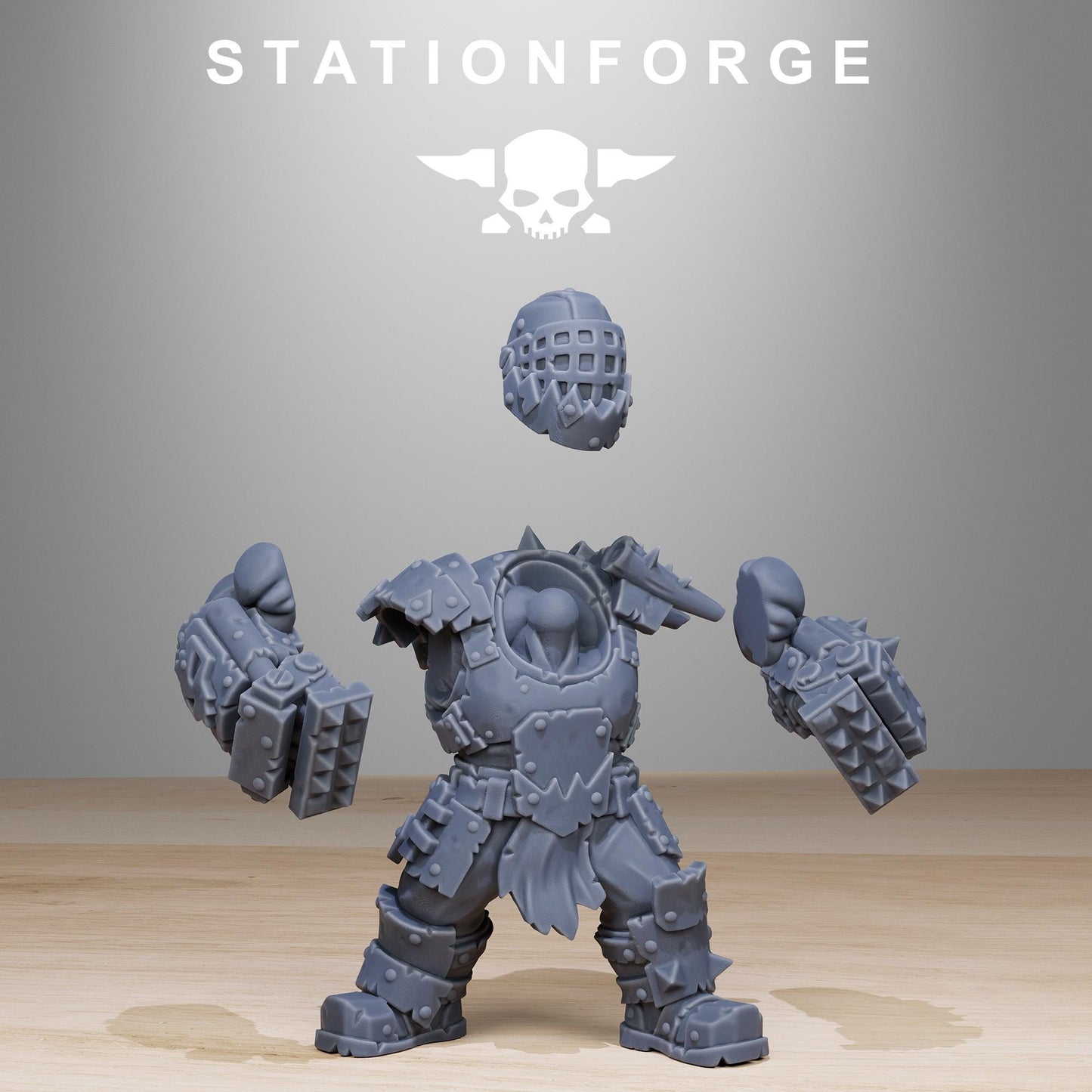 Station Forge Orkaz Smashers 3d printed proxie Wargames