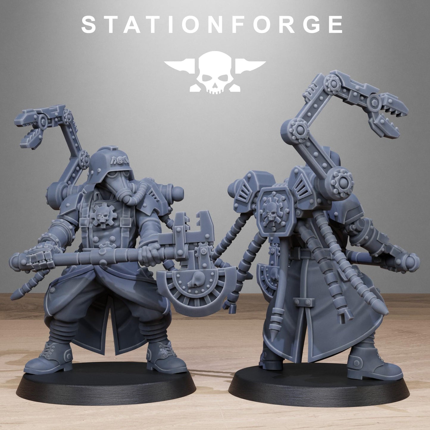 Station Forge GrimGuard Tech Engineers 3d printed proxie Wargames