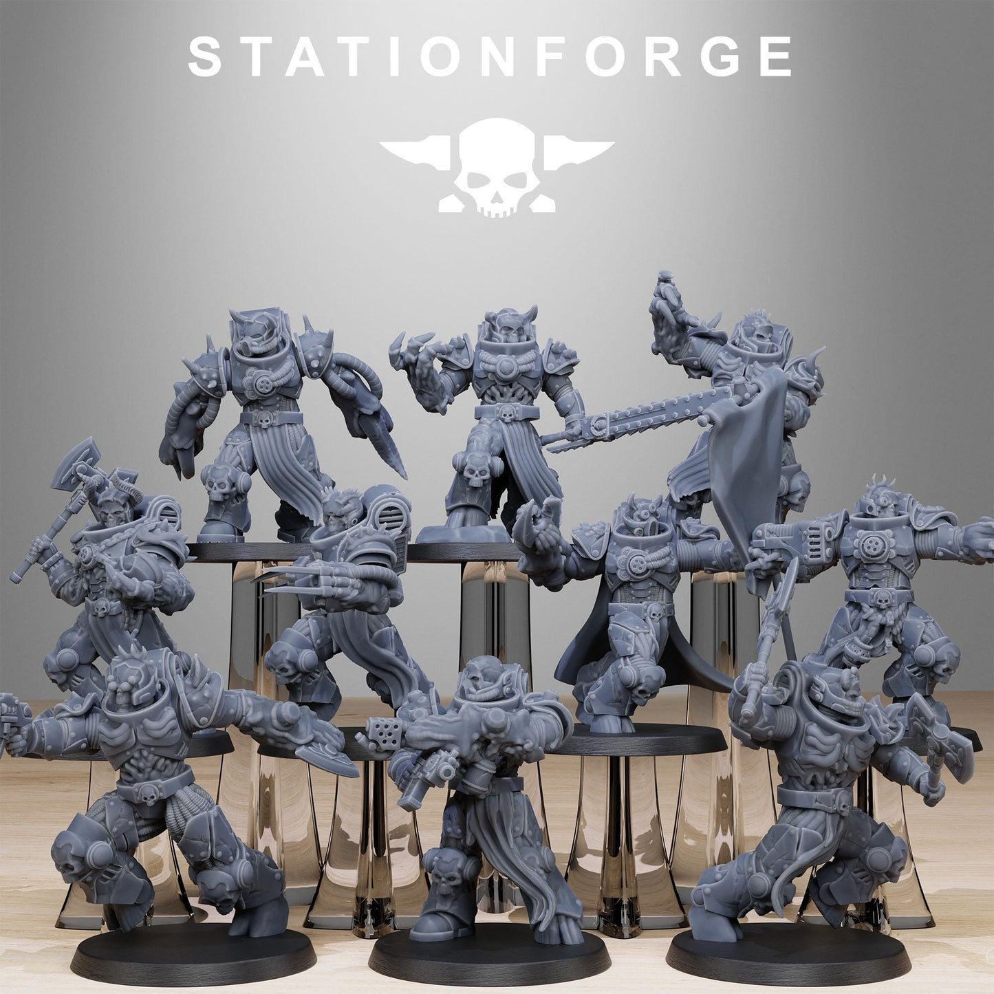 Station Forge Socratis_Corrupted_Mutants Team Proxy minitures Tabletop RPG Wargaming