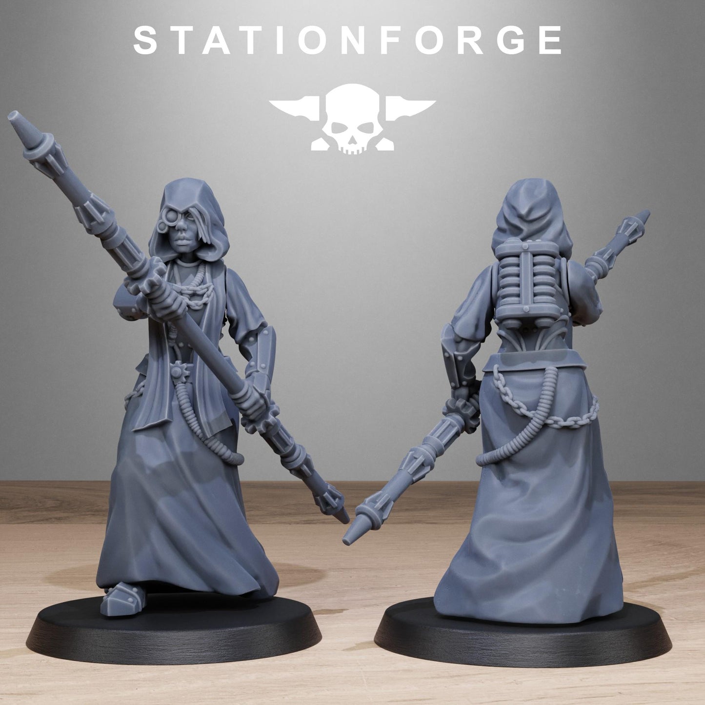 Station Forge Scavenger Sisters Priests Proxy minitures Tabletop RPG Wargaming