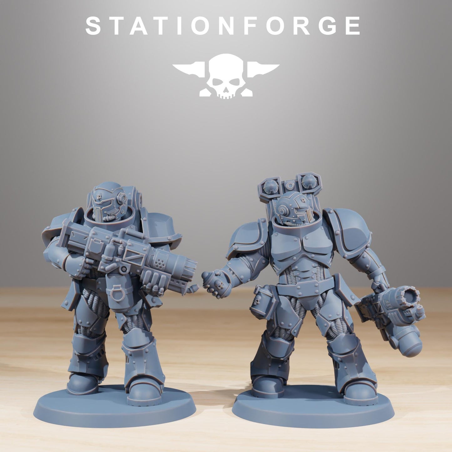 Station Forge Socratis Ravagers unit 3d printed proxie Wargames / Marines