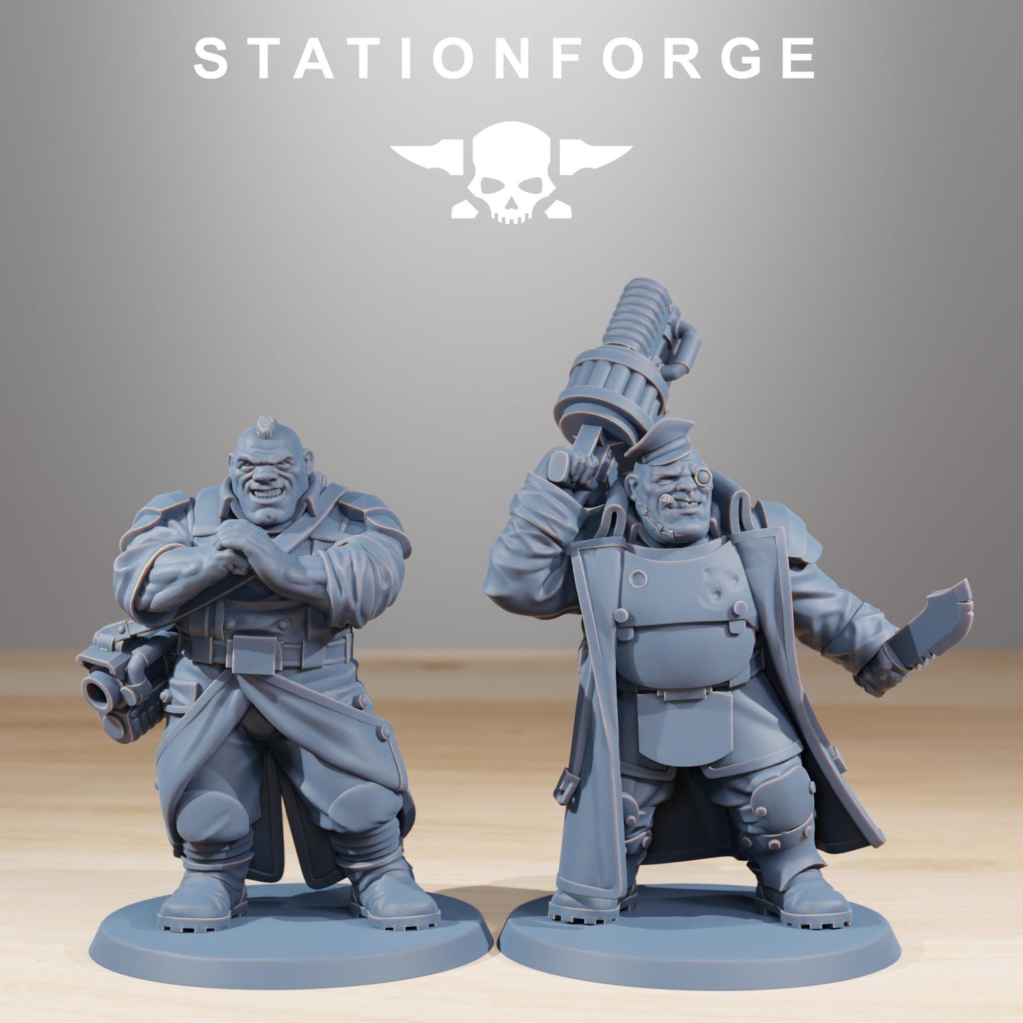 Station Forge GrimGuard GrimGuard Mutants 3d printed proxie Wargames