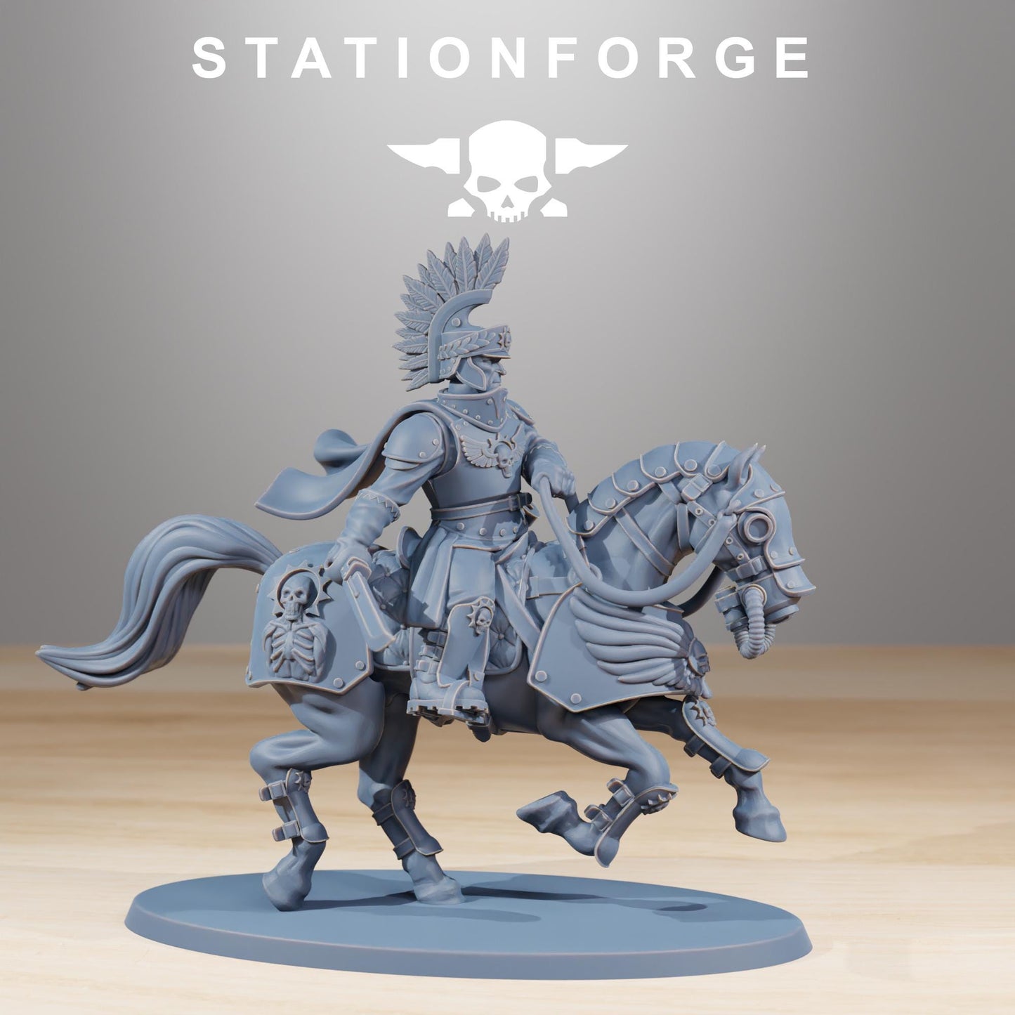 Station ForgeNational Guard Cavalry Commanders 3d printed proxie Wargames