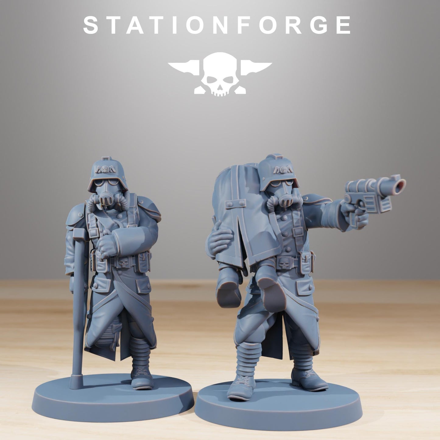 Station Forge GrimGuard Casualties 3d printed proxie Wargames