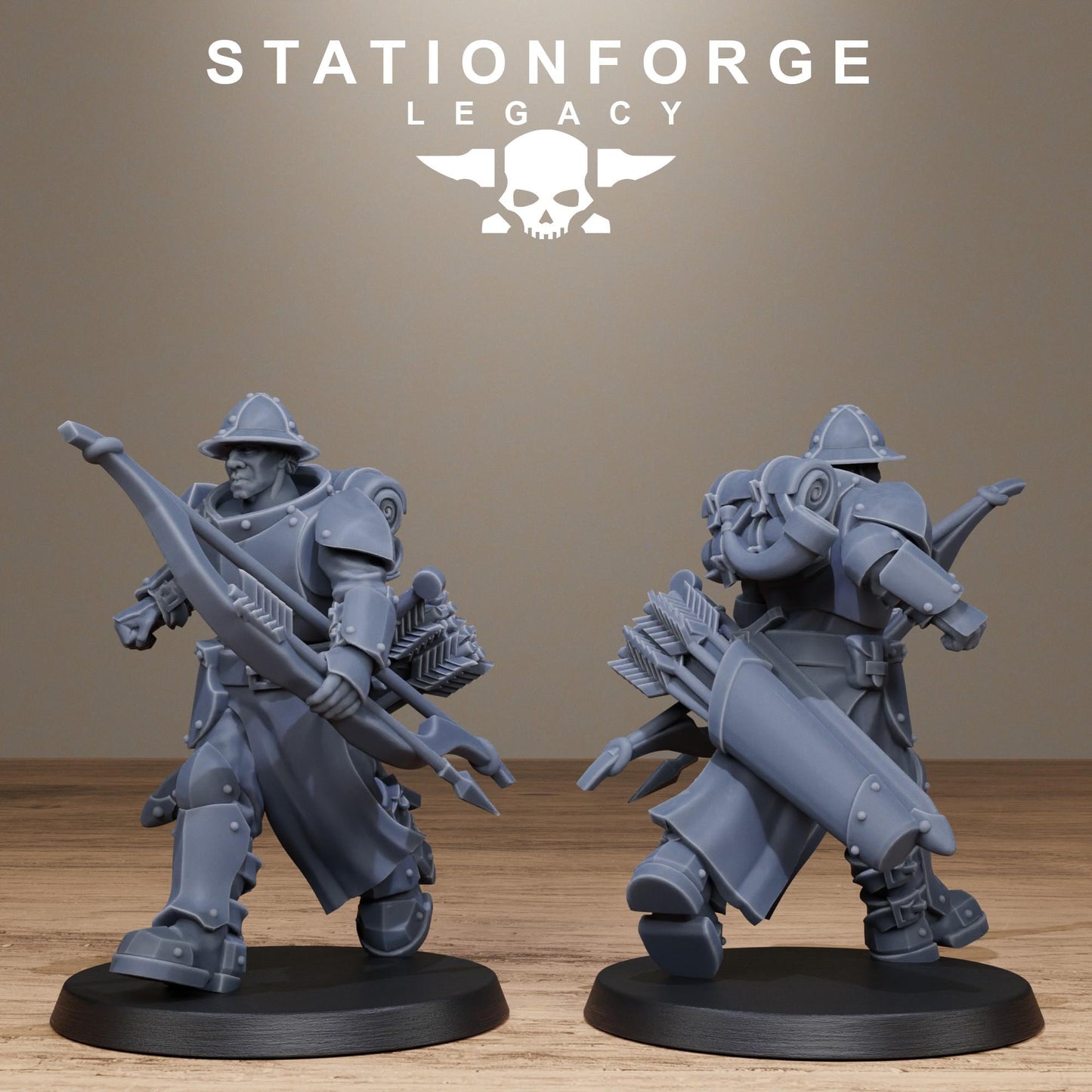Station Forge Legacy  Solaris Archers 3d printed proxie Wargames New Faction