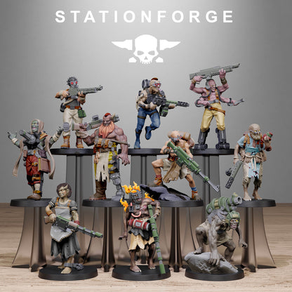10 x Corrupted Guard Abhumans Designed by Station Forge