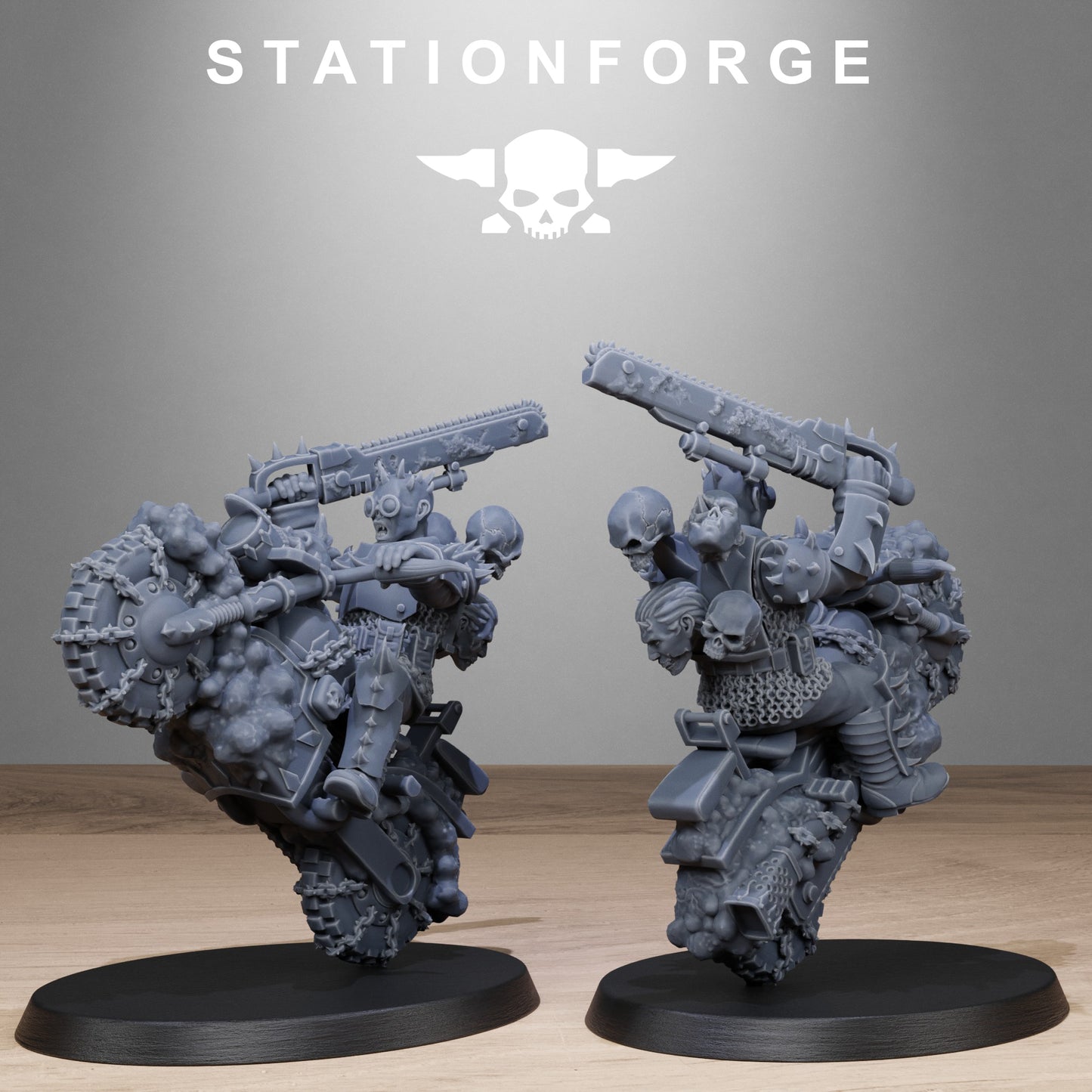 10 x Corrupted Guard Bikers Designed by Station Forge
