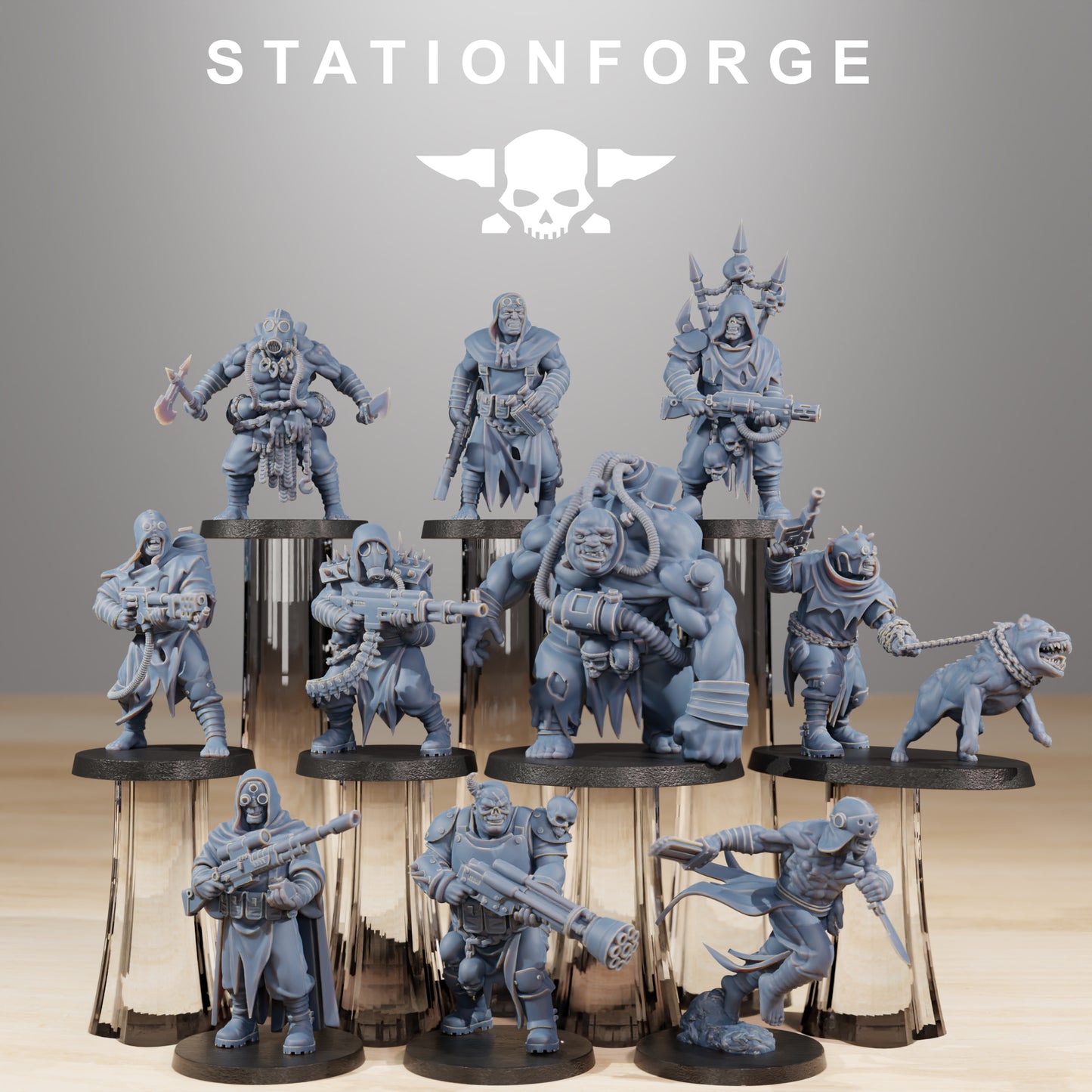 10 x Corrupted Nomads Designed by Station Forge