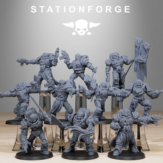 10 x Corrupted Socratis Infantry Designed by Station Forge