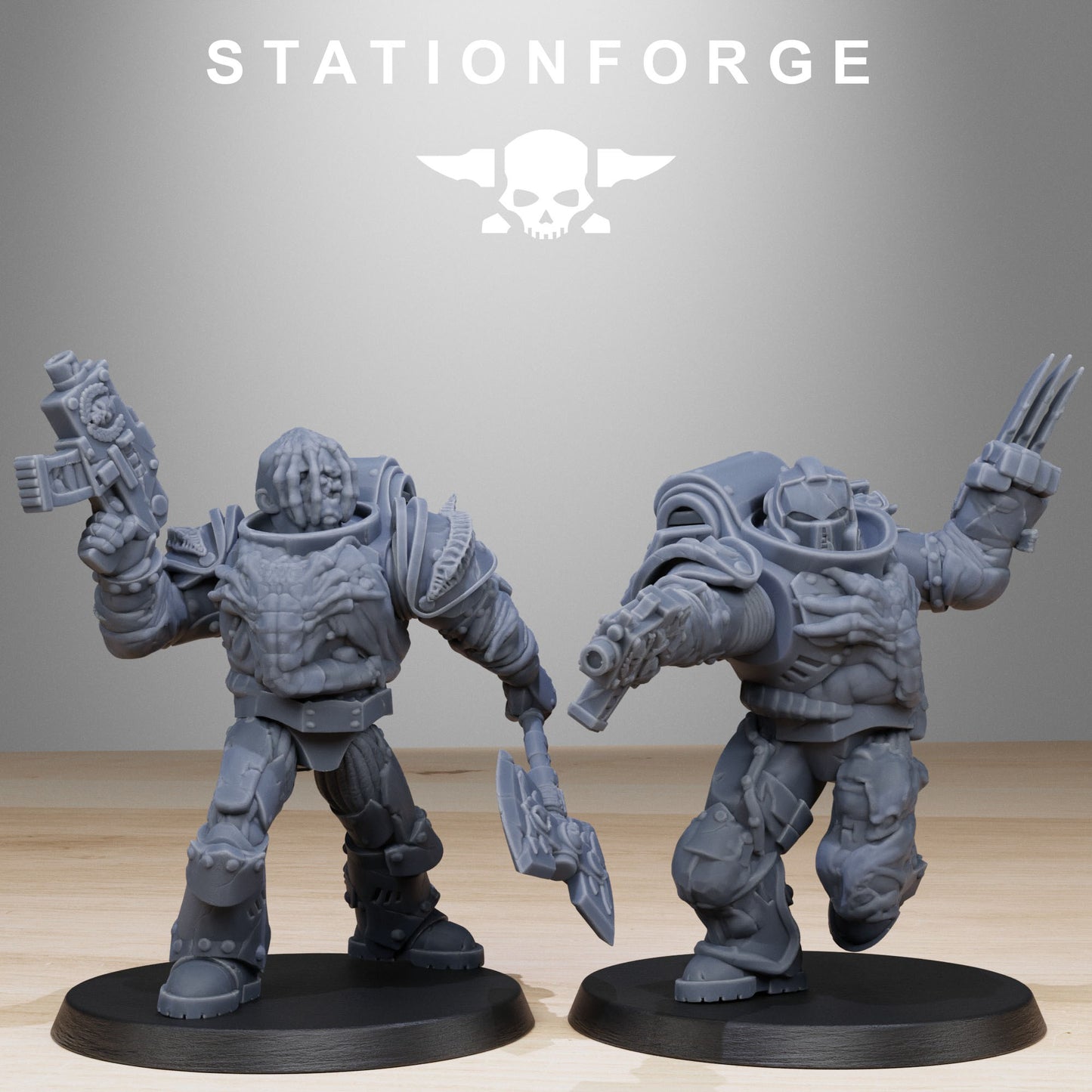 10 x Corrupted Socratis Infantry Designed by Station Forge