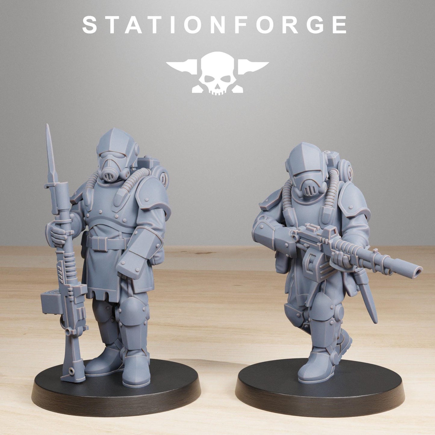 Station Forge RoyalGuard Infantry 2 3d printed proxie Wargames