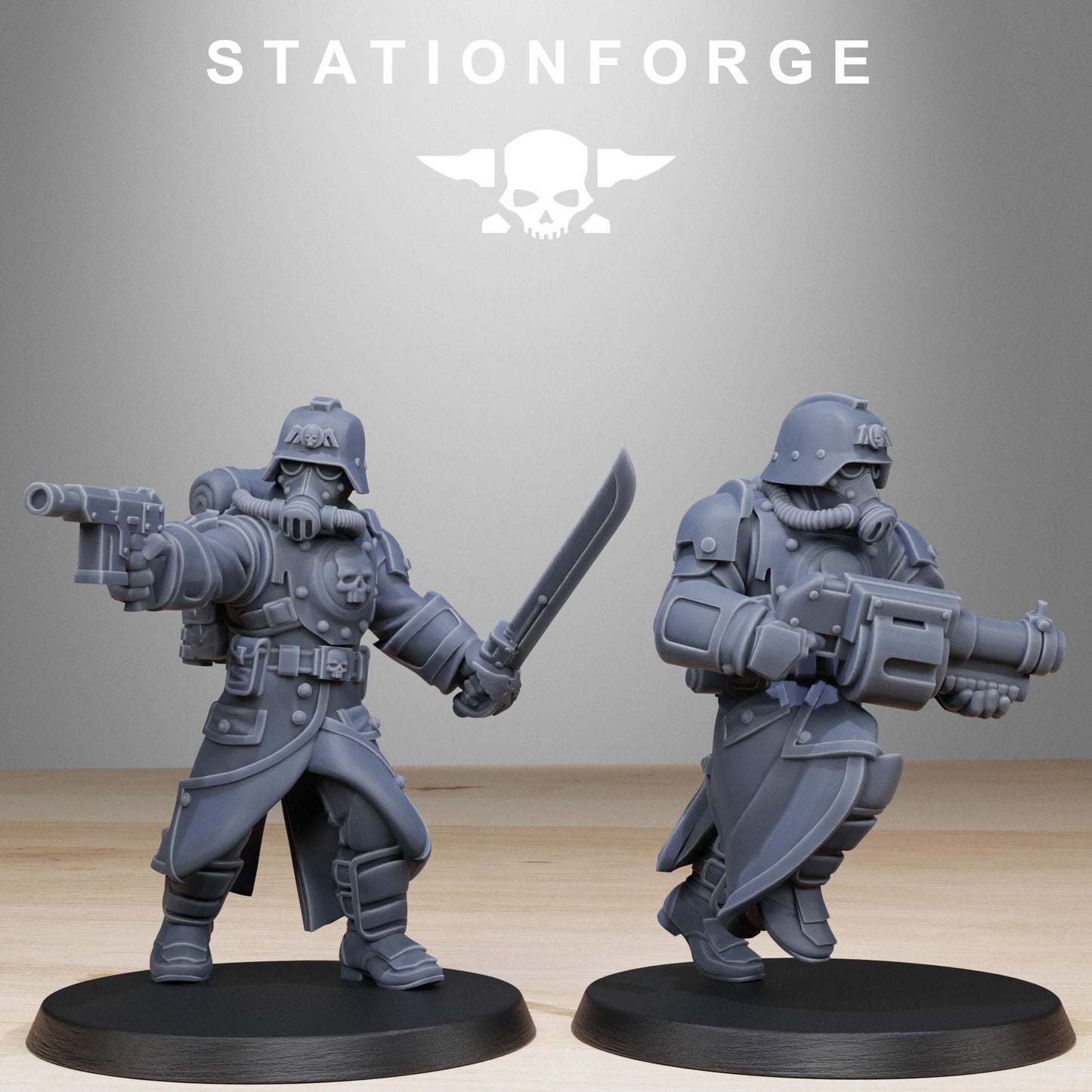 Station Forge Grimguard bombardiers 3d printed proxie Wargames