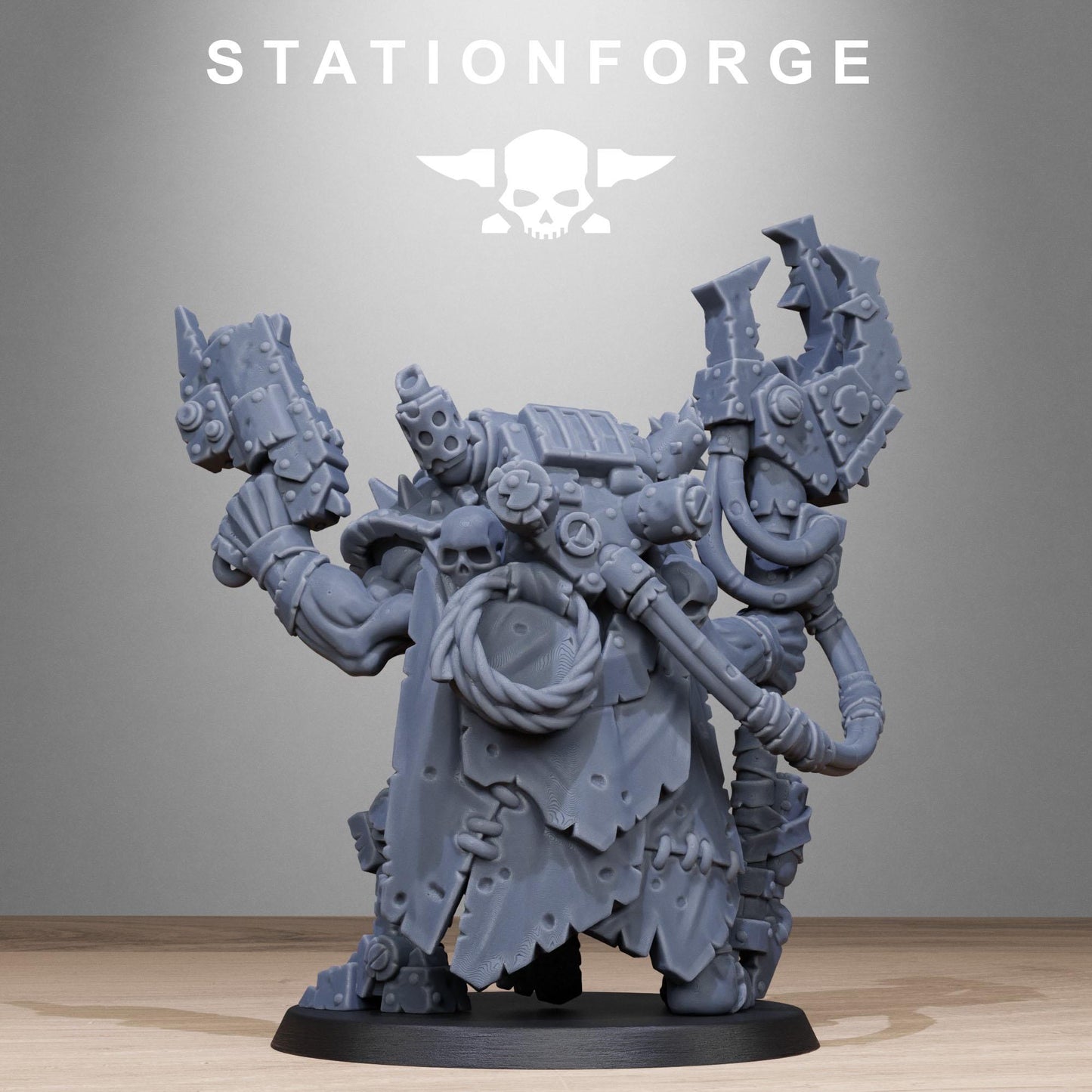 Station Forge Orkaz Madman 3d printed proxie Wargames