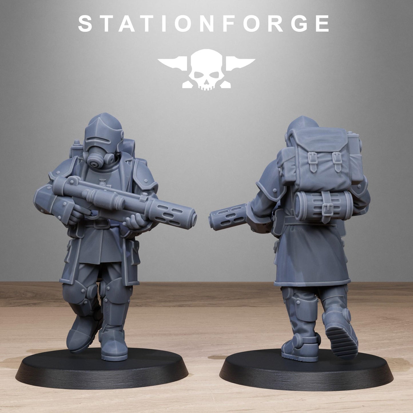 Station Forge RoyalGuard Enforces 3d printed proxie Wargames