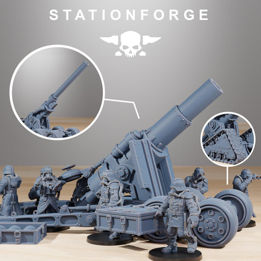 Station Forge GrimGuard Heavy Artillery  3d printed proxie Wargames