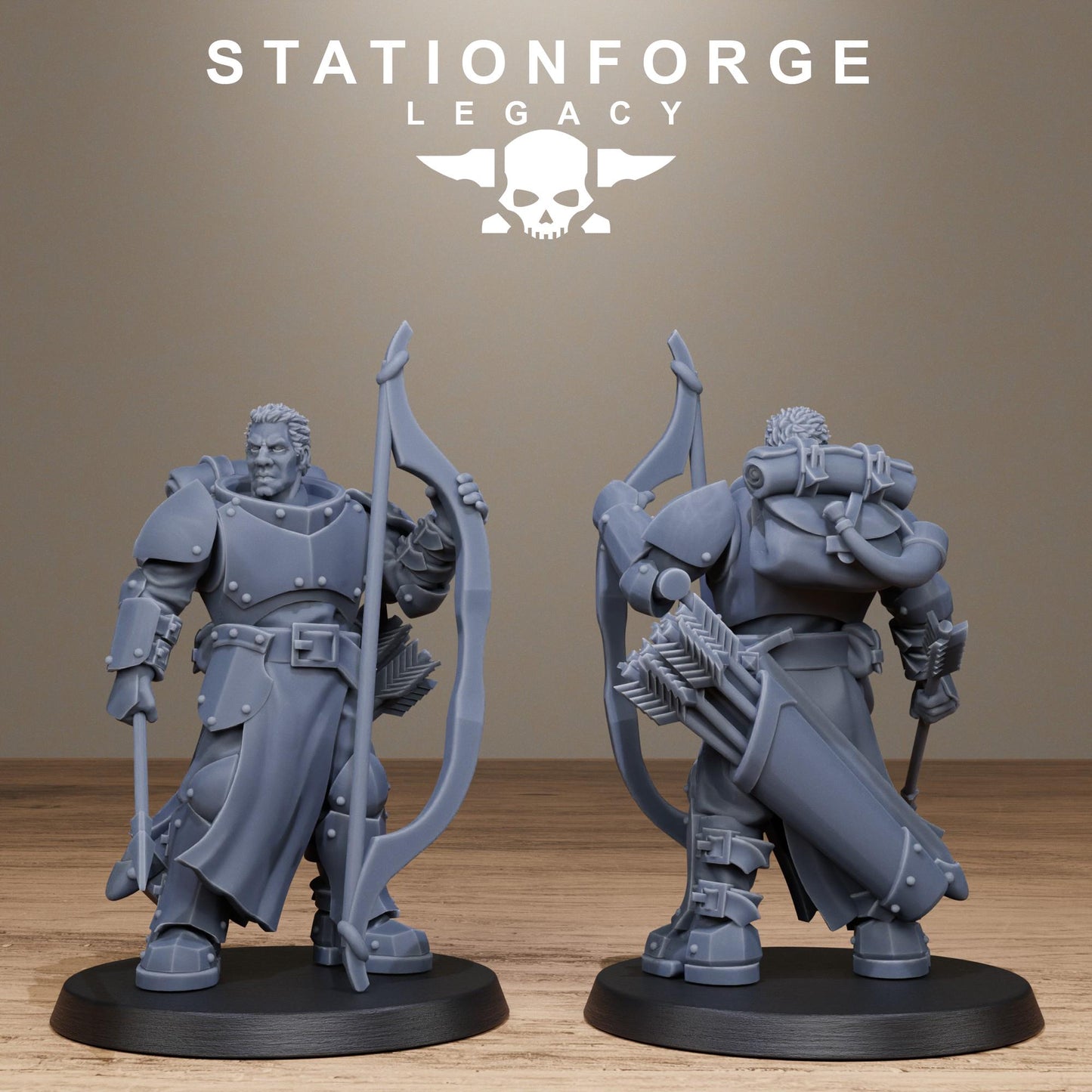 Station Forge Legacy  Solaris Archers 3d printed proxie Wargames New Faction