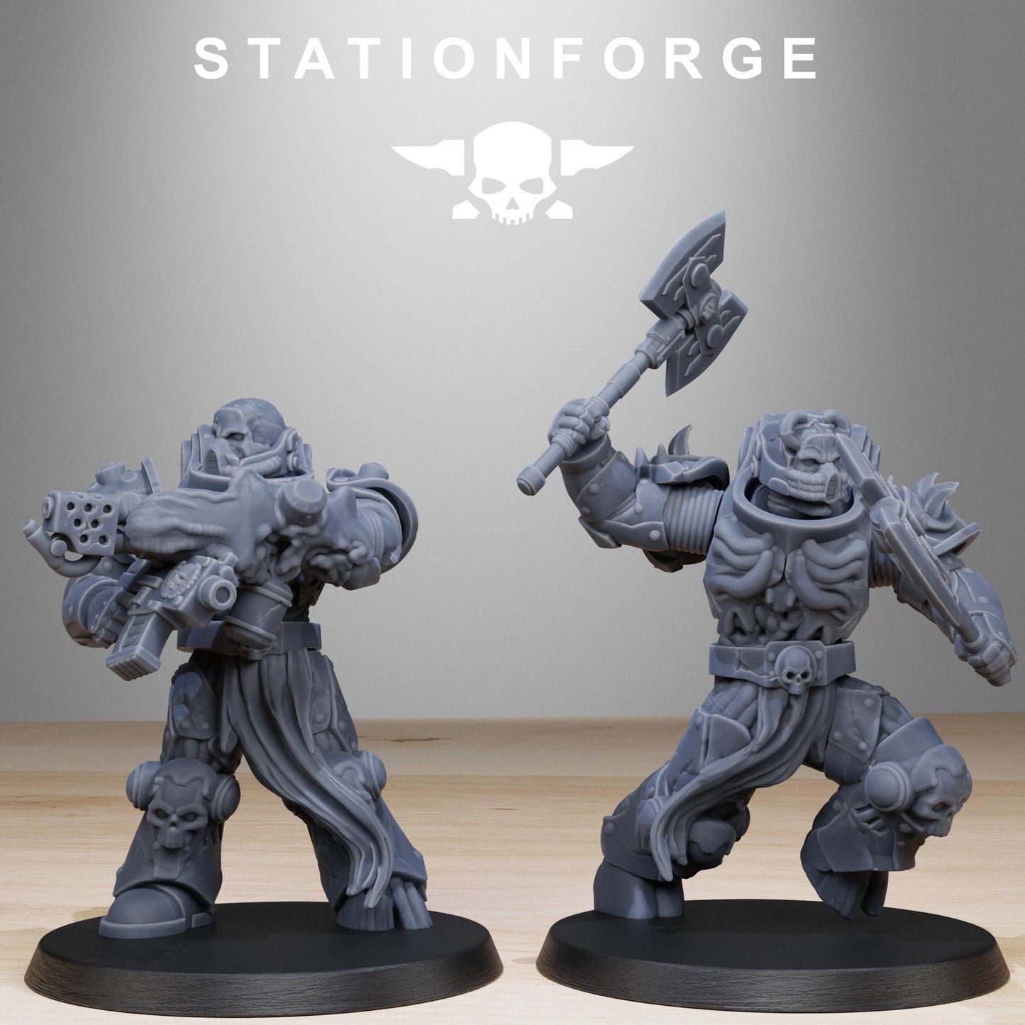 Station Forge Socratis_Corrupted_Mutants Team Proxy minitures Tabletop RPG Wargaming