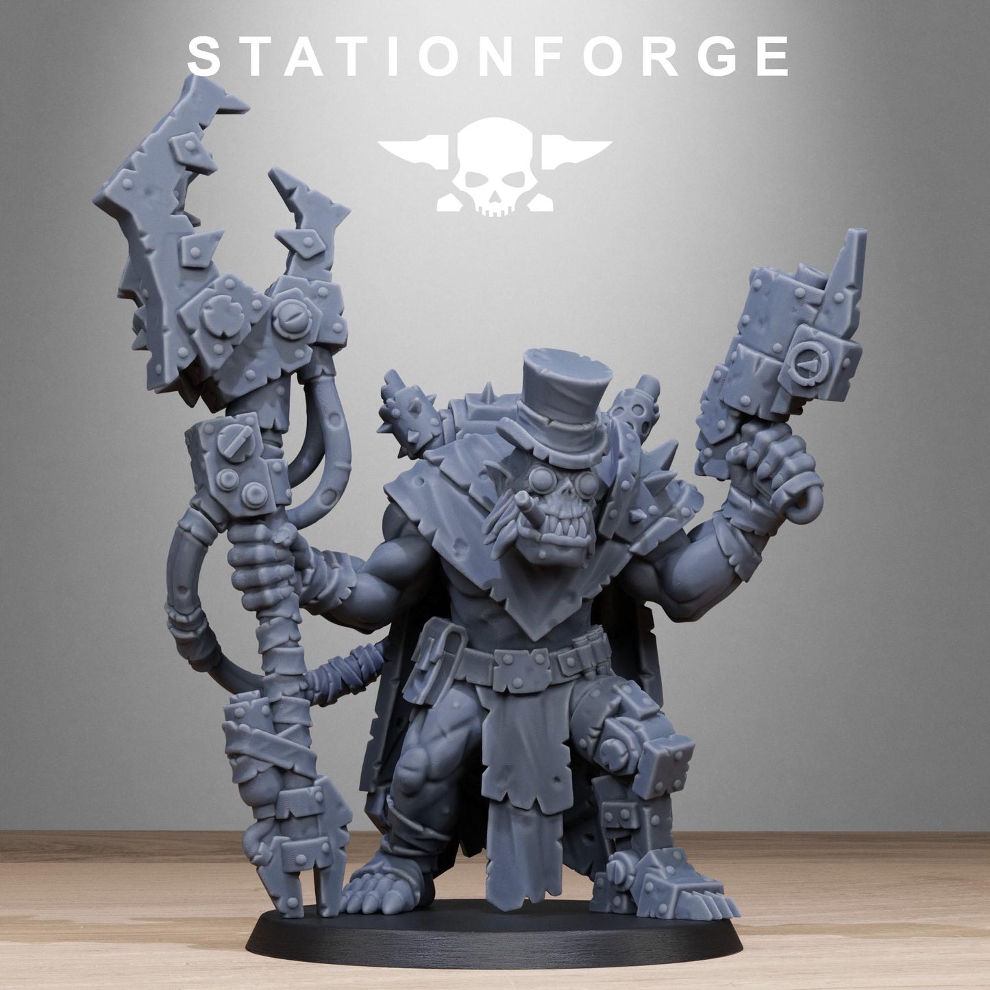 Station Forge Orkaz Madman 3d printed proxie Wargames