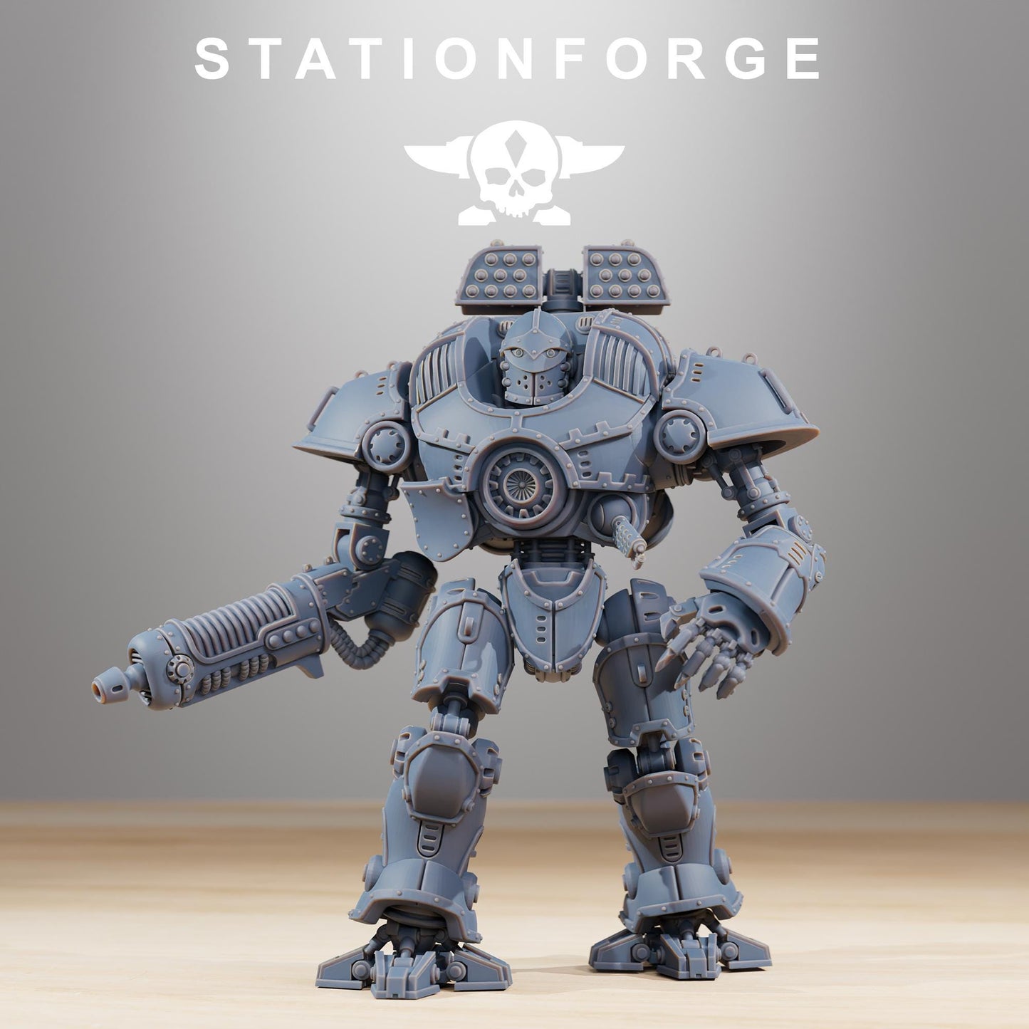 Station Forge  Scavenger Defender Mk2 big boy  printed in resin and sent in parts