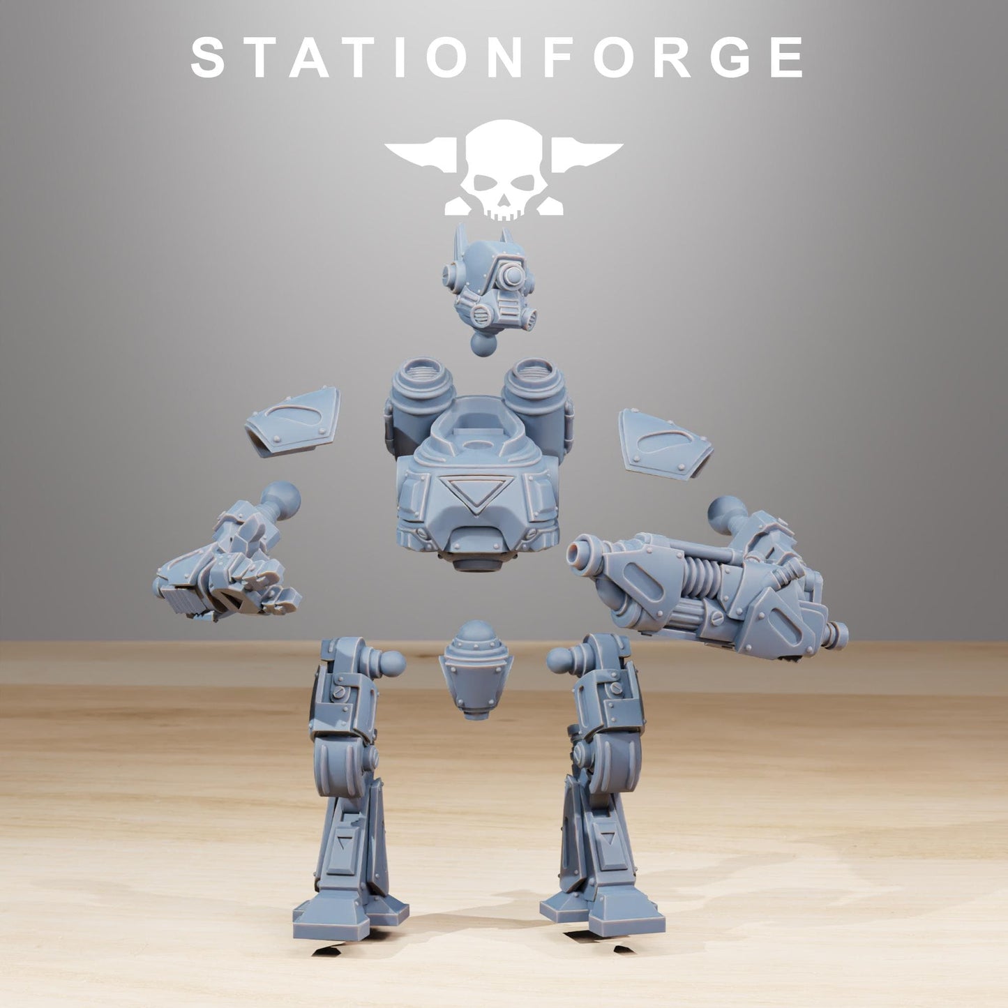 Station Forge Scavenger Mechanods Proxy minitures Tabletop RPG Wargaming