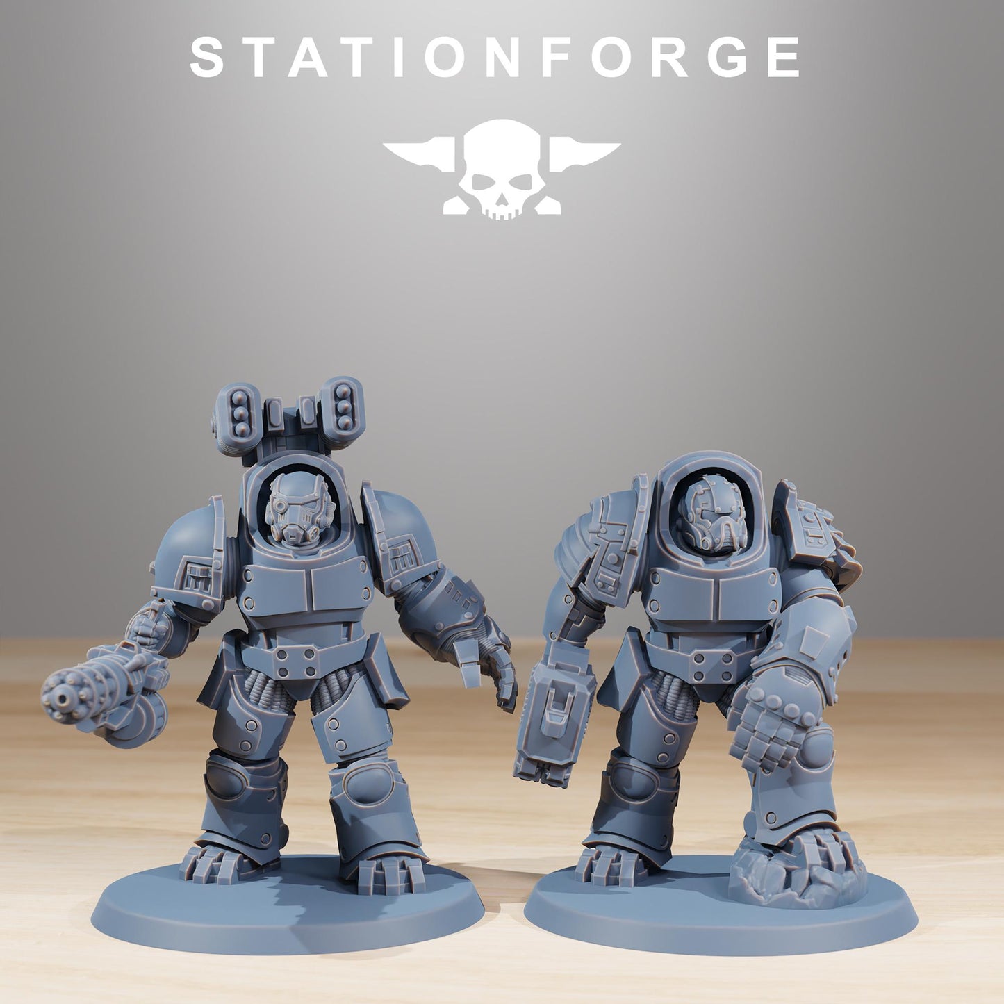 Station Forge Socratis Vanguard unit 3d printed proxie Wargames / Marines