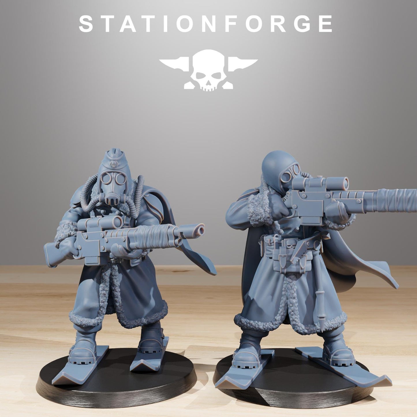 Station Forge GrimGuard Frostwatch Marksmen 3d printed proxie Wargames