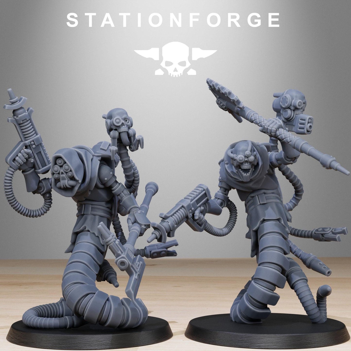 Station Forge Scavenger Serpents Proxy minitures Tabletop RPG Wargaming