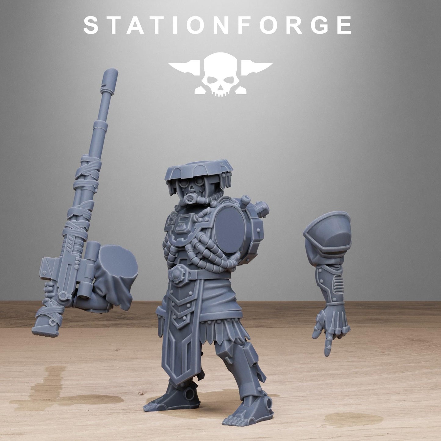 Station Forge Scavenger Snipers 3d printed proxie Wargames Minitures