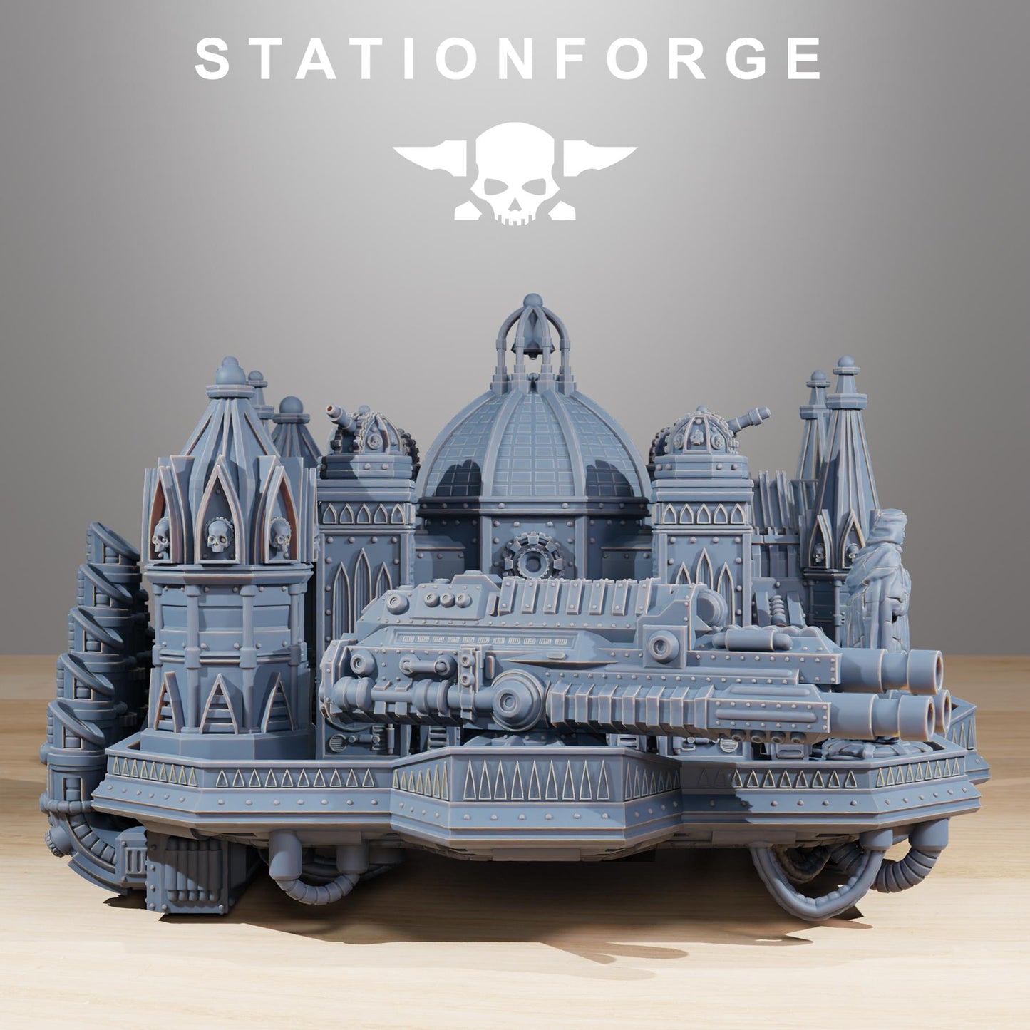 Scavenger Trident Massive 60cm tall big boy  printed in resin and sent in parts