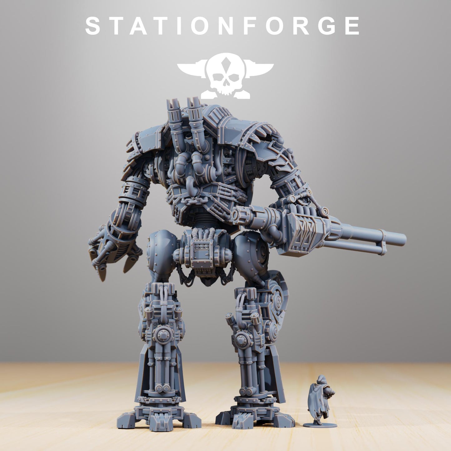 Station Forge  Scavenger Defender Mk1 big boy  printed in resin and sent in parts