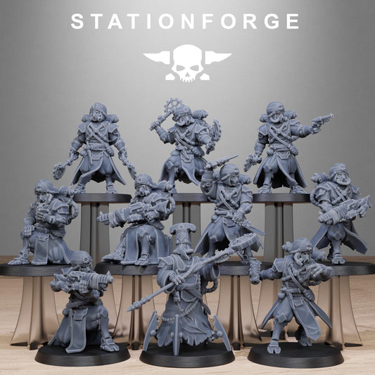 Station Forge Scavenger_Scorchers Proxy minitures Tabletop RPG Wargaming