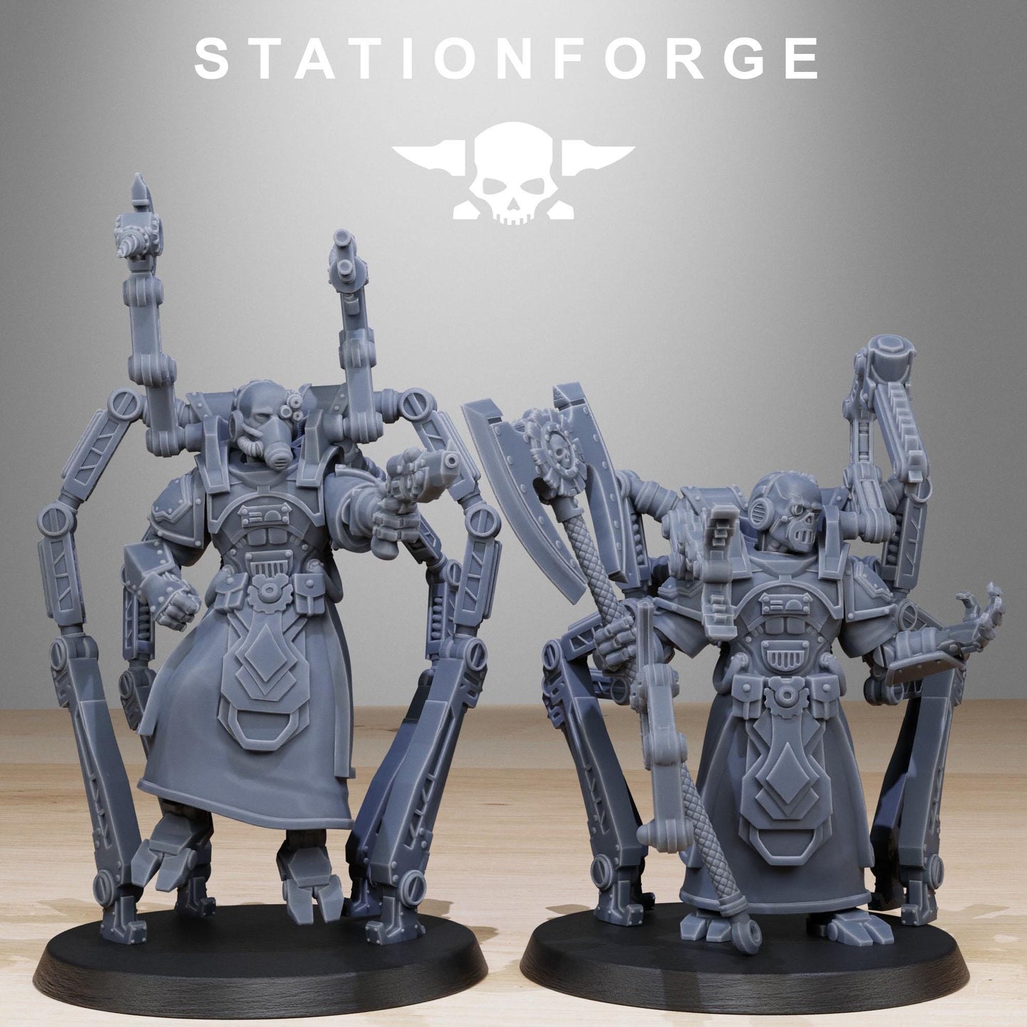 Station ForgeScavenger_Octapods Proxy minitures Tabletop RPG Wargaming