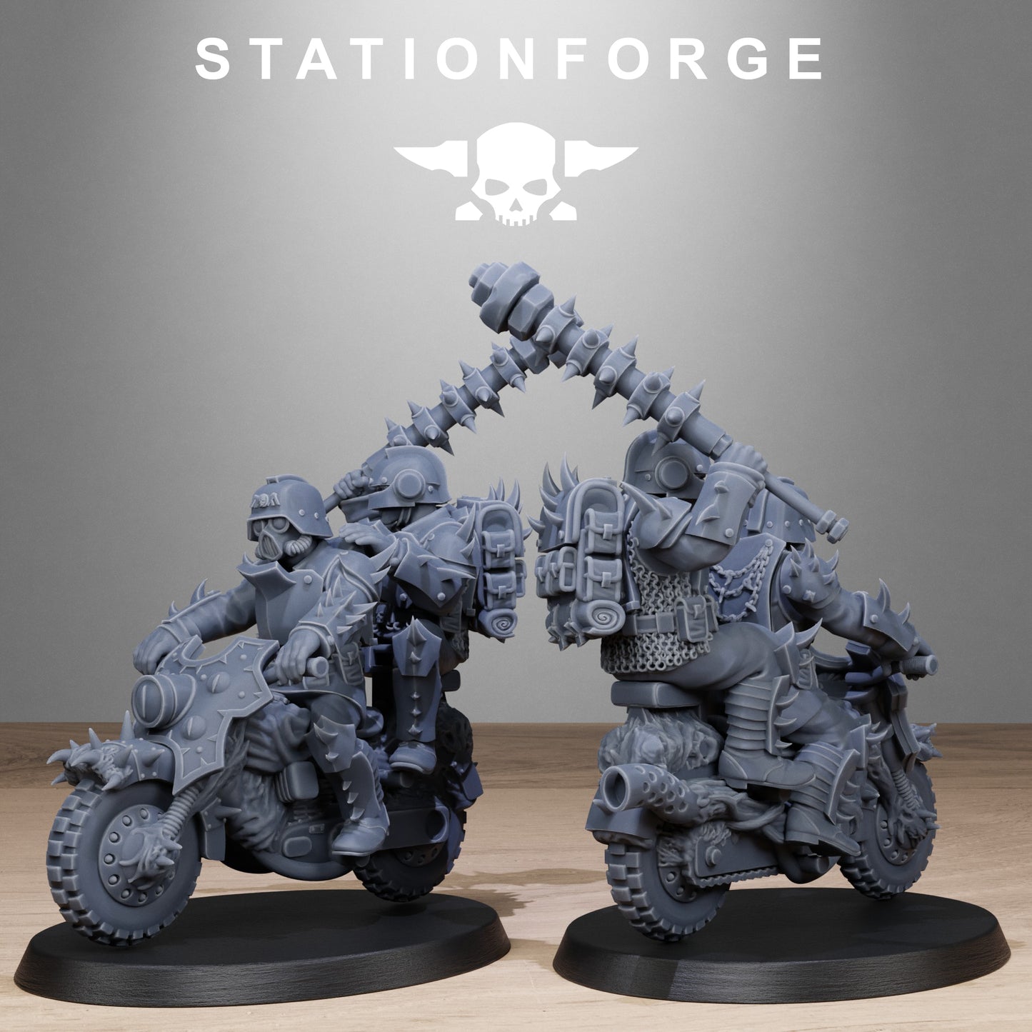 10 x Corrupted Guard Bikers Designed by Station Forge