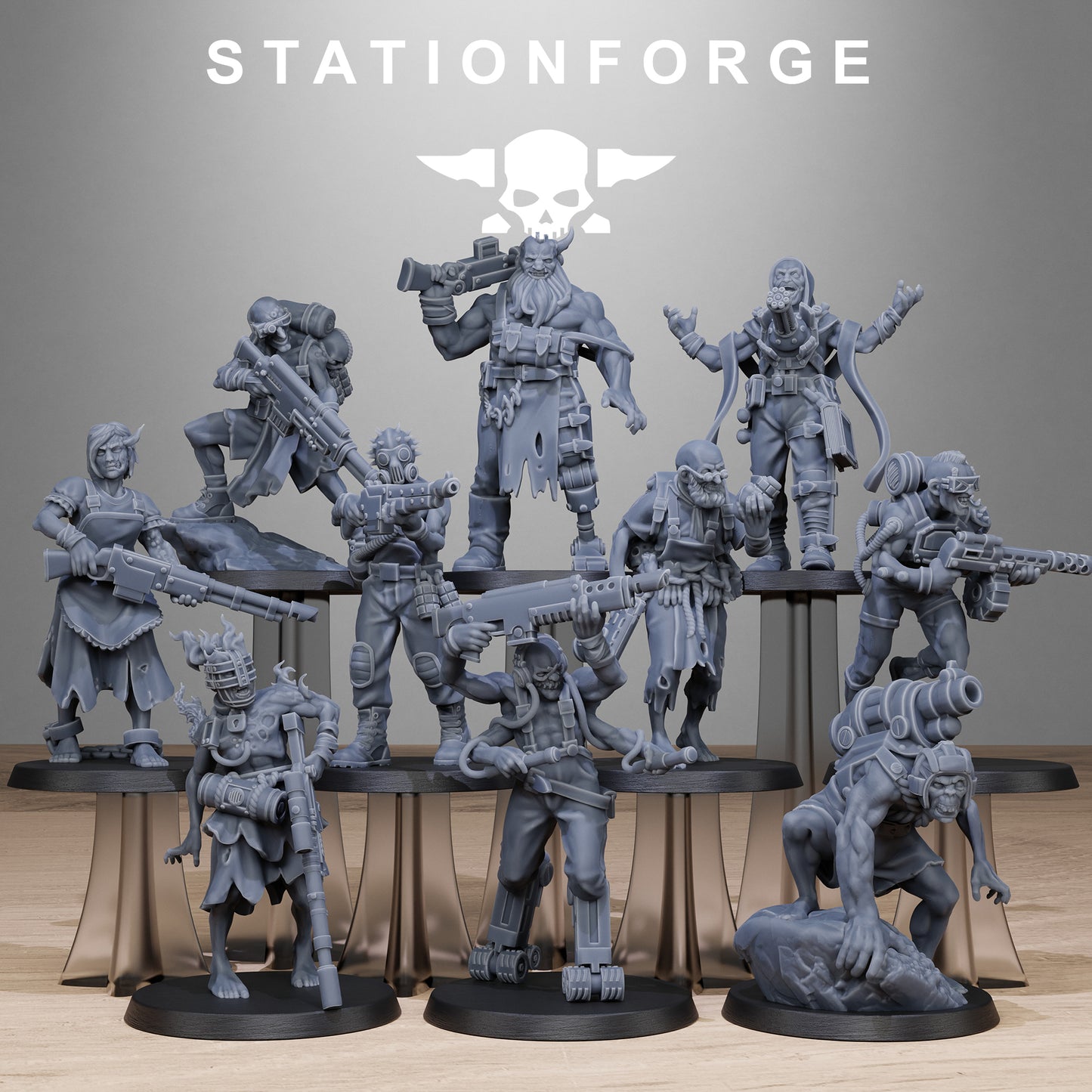 10 x Corrupted Guard Abhumans Designed by Station Forge