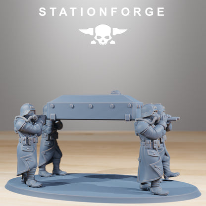 11 x GrimGuard Casualties Designed by Station Forge