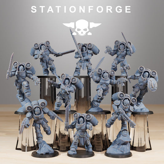Station Forge Socratis Deviators unit 3d printed proxie Wargames / Marines