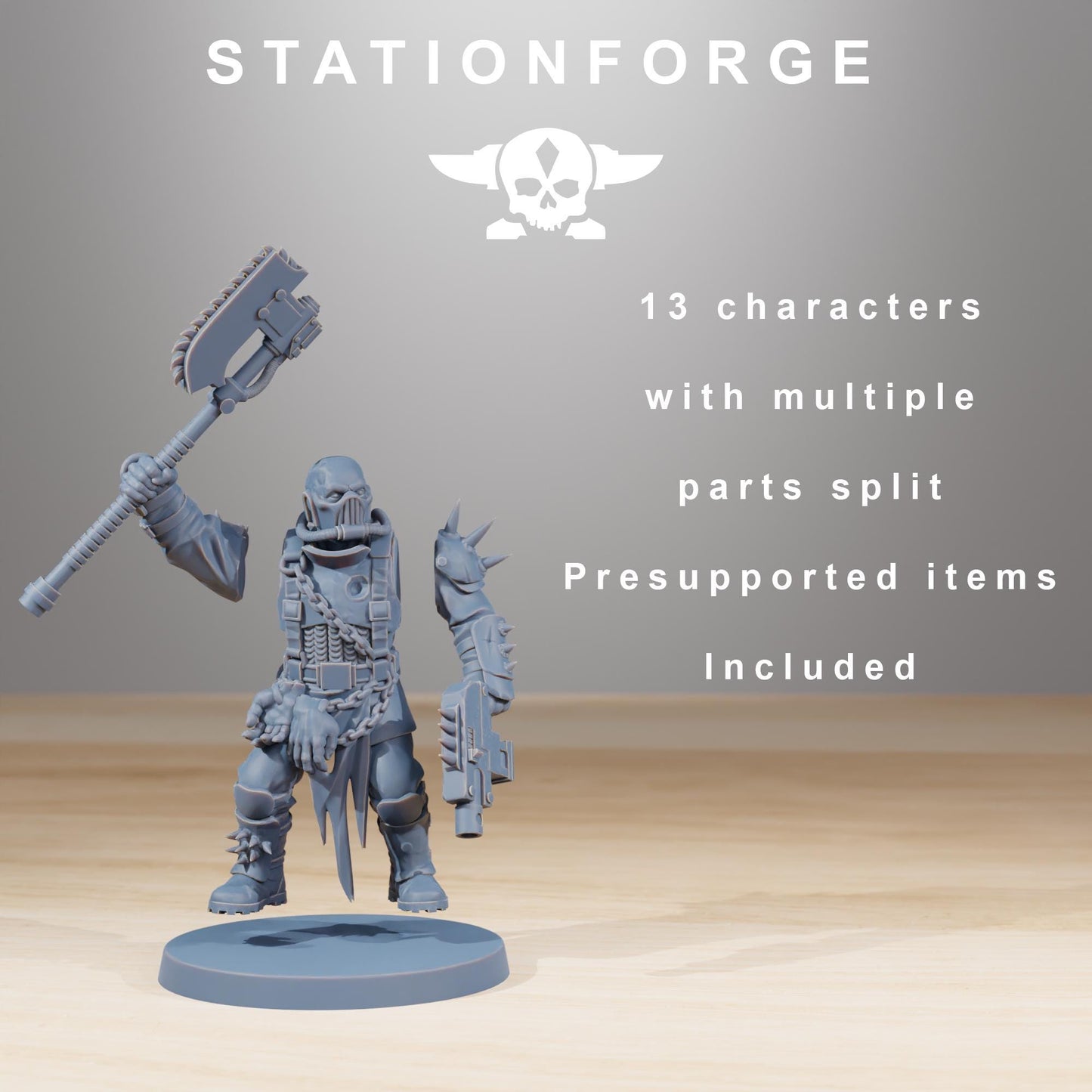 Station Forge Corrupted Guard The Forsaken Team Proxy minitures Tabletop RPG Wargaming