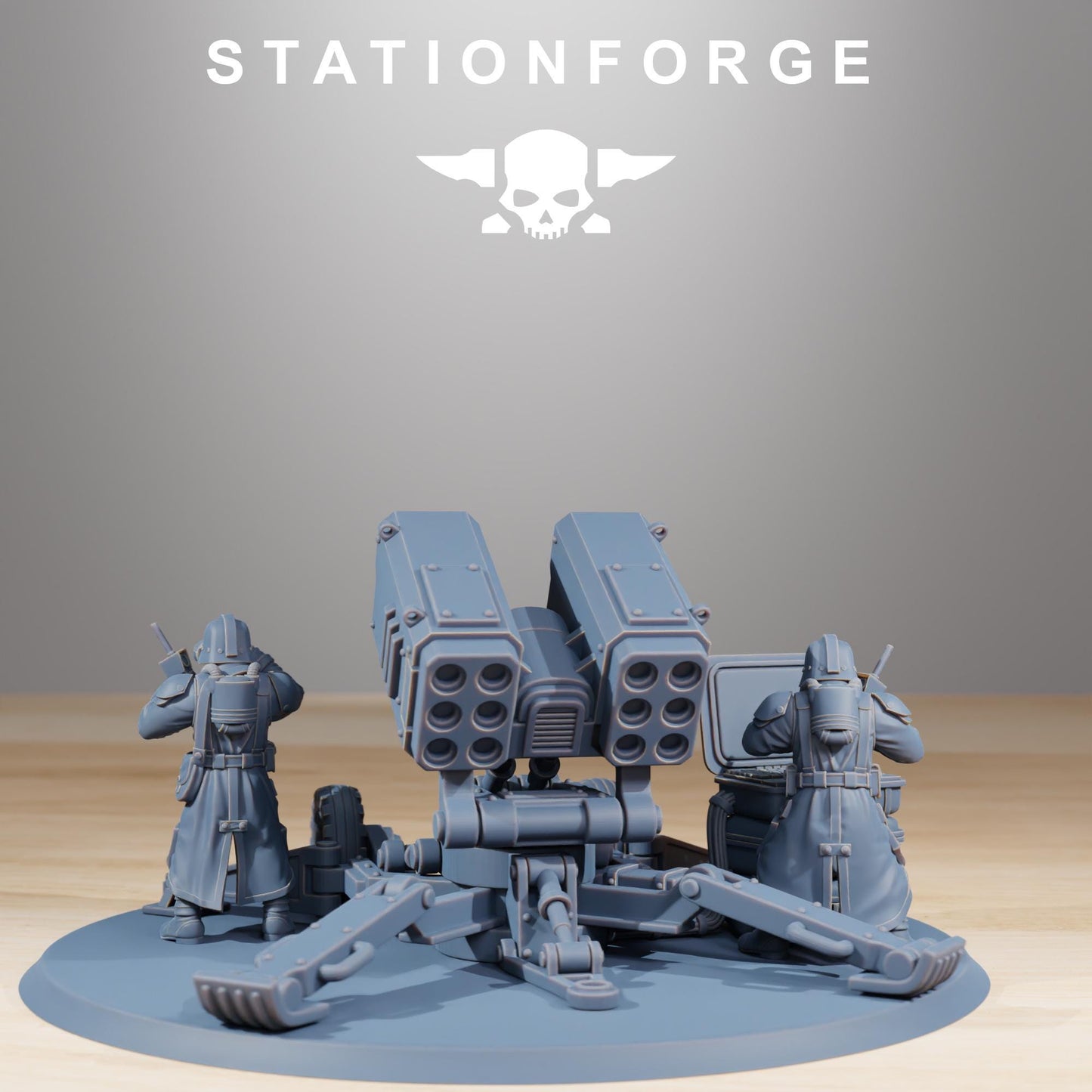 Station Forge GrimGuard Battle Weapons  3d printed proxie Wargames