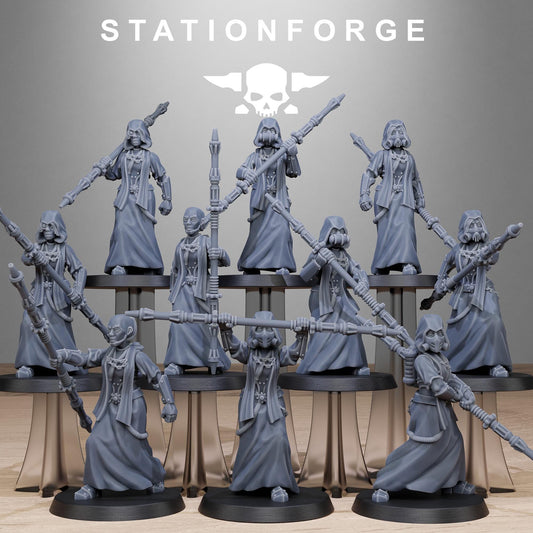 Station Forge Scavenger Sisters Priests Proxy minitures Tabletop RPG Wargaming