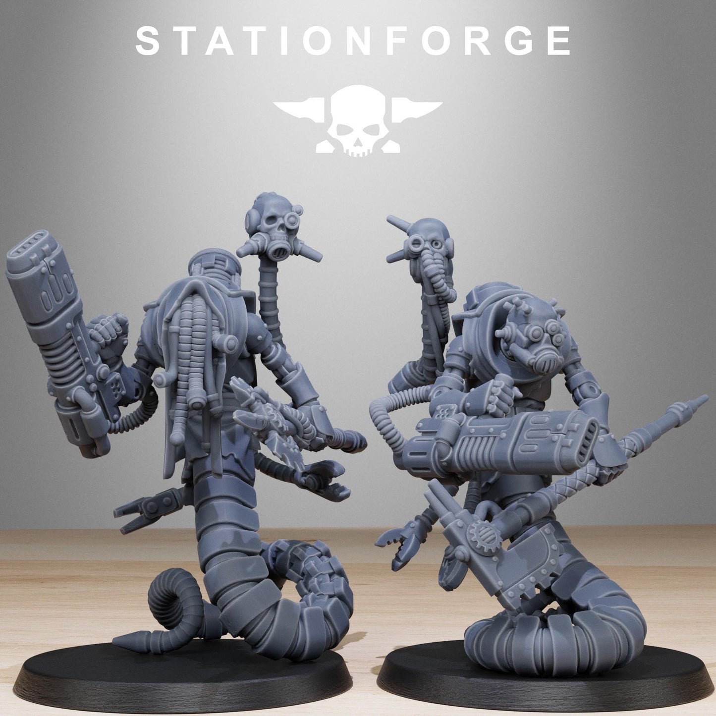 Station Forge Scavenger Serpents Proxy minitures Tabletop RPG Wargaming