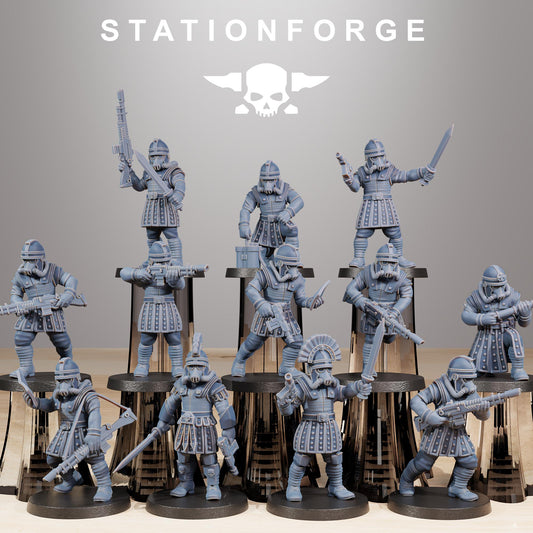 Station Forge GrimGuard Vexillatio 3d printed proxie Wargames