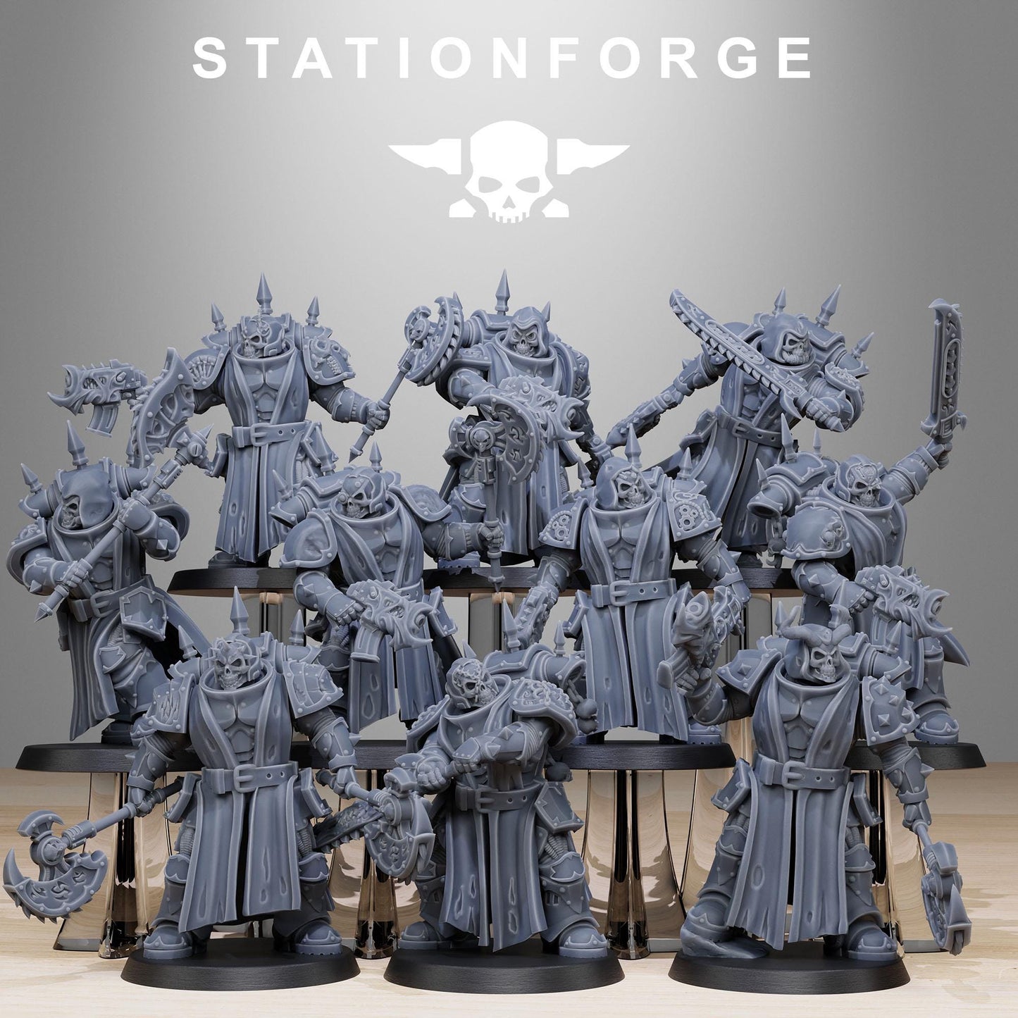 Station Forge Corrupted_Socratis Team Proxy  minitures Tabletop RPG Wargaming
