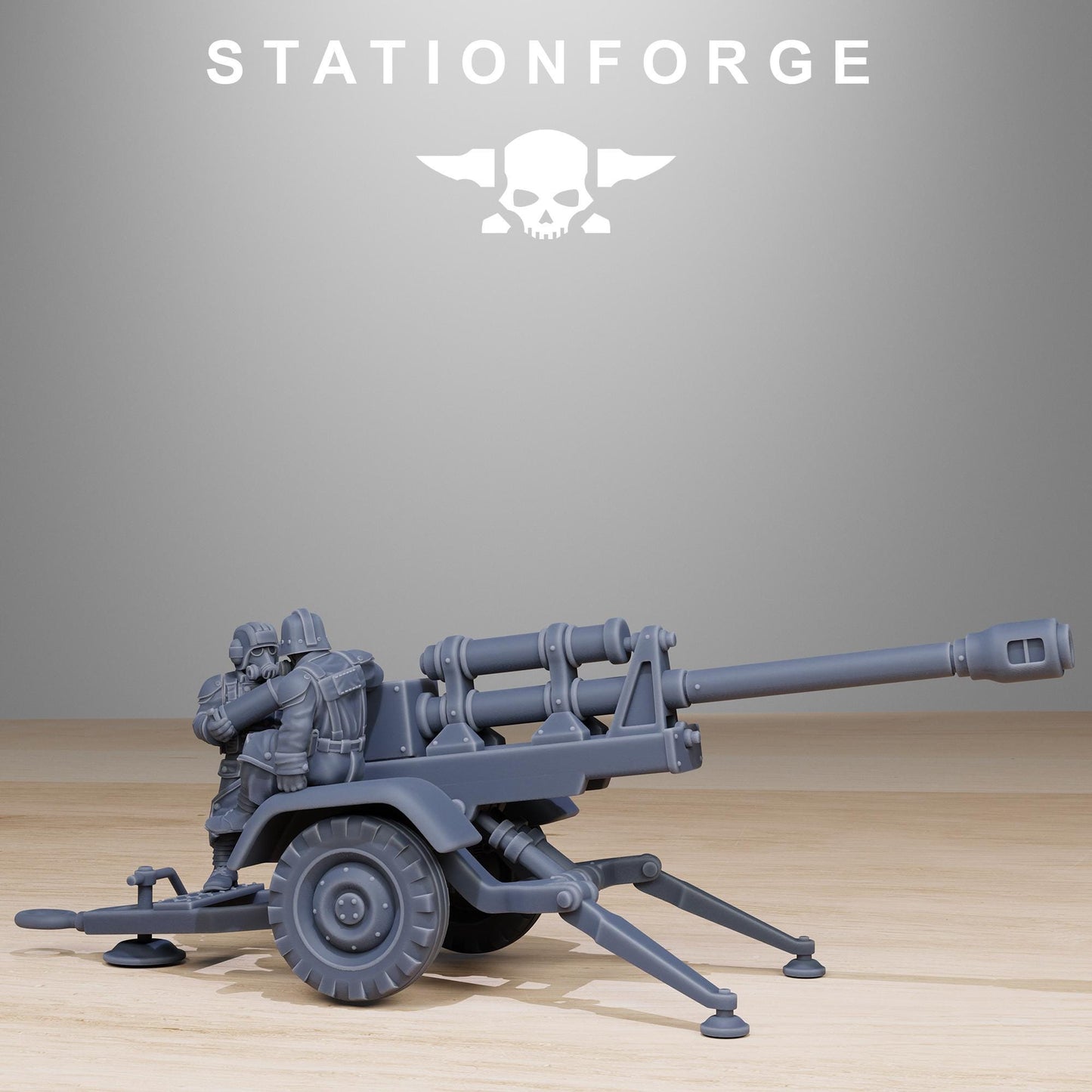 Station Forge GrimGuard Tankette 3d printed proxie Wargames