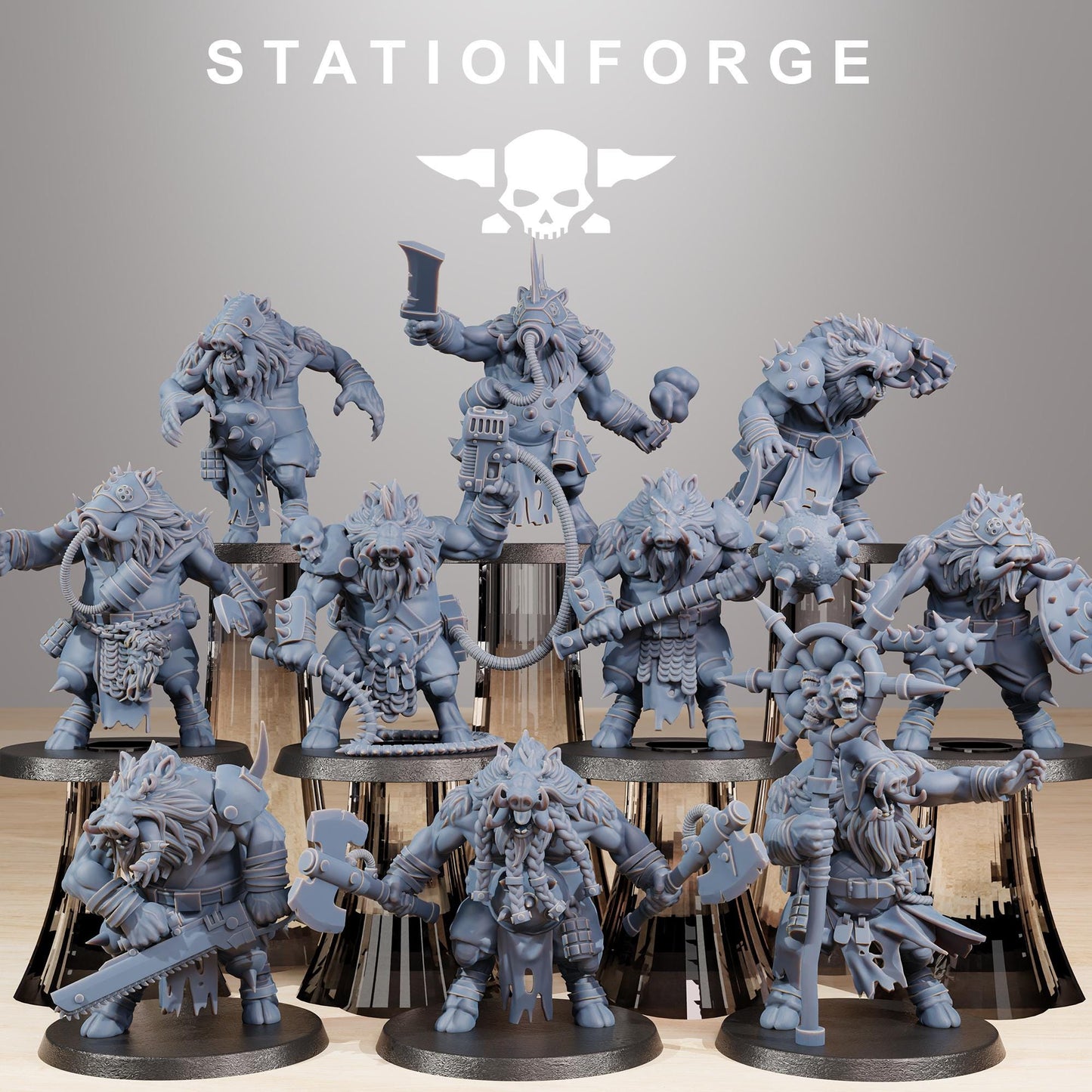 Station Forge Corrupted Beasts Team Proxy  minitures Tabletop RPG Wargaming
