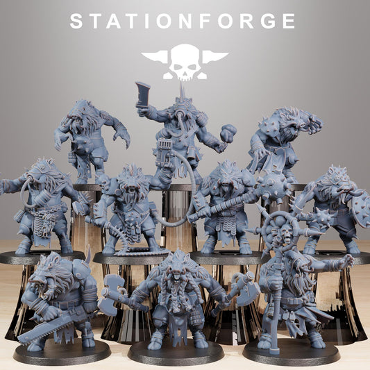 Station Forge Corrupted Beasts Team Proxy  minitures Tabletop RPG Wargaming
