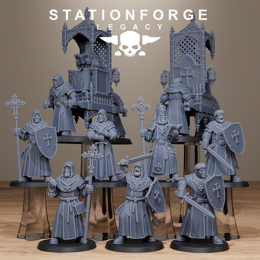 Station Forge Legacy  Thorncrest Priests 3d printed proxie Wargames New Faction