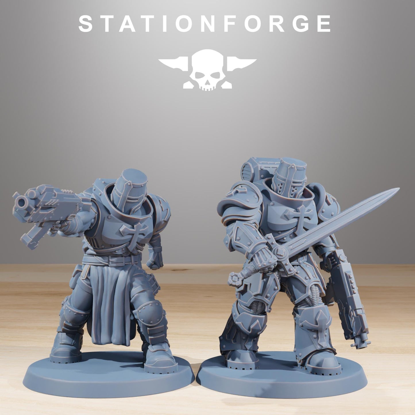 Station Forge Socratis Zealots unit 3d printed proxie Wargames / Marines
