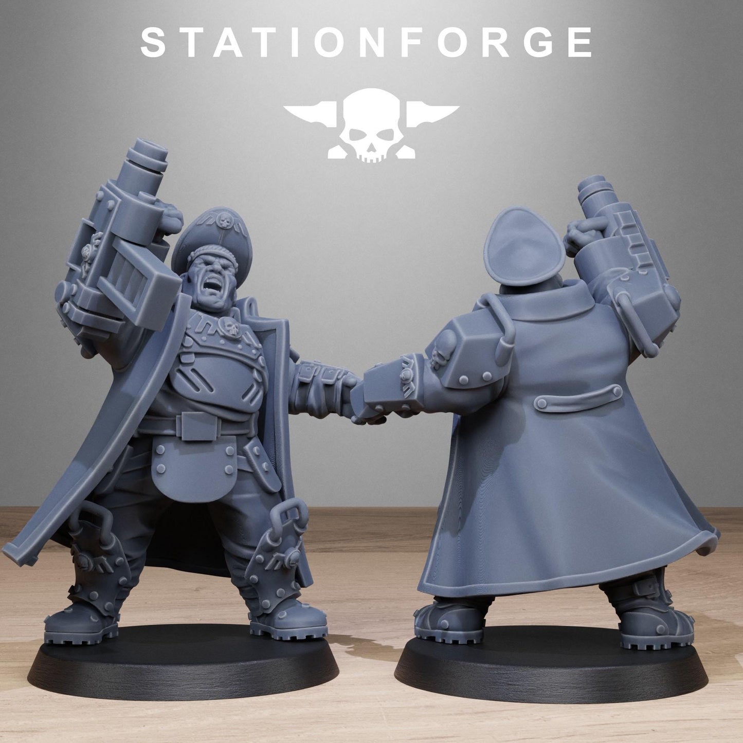 Station Forge GrimGuard_Armored_Mutants 3d printed proxie Wargames