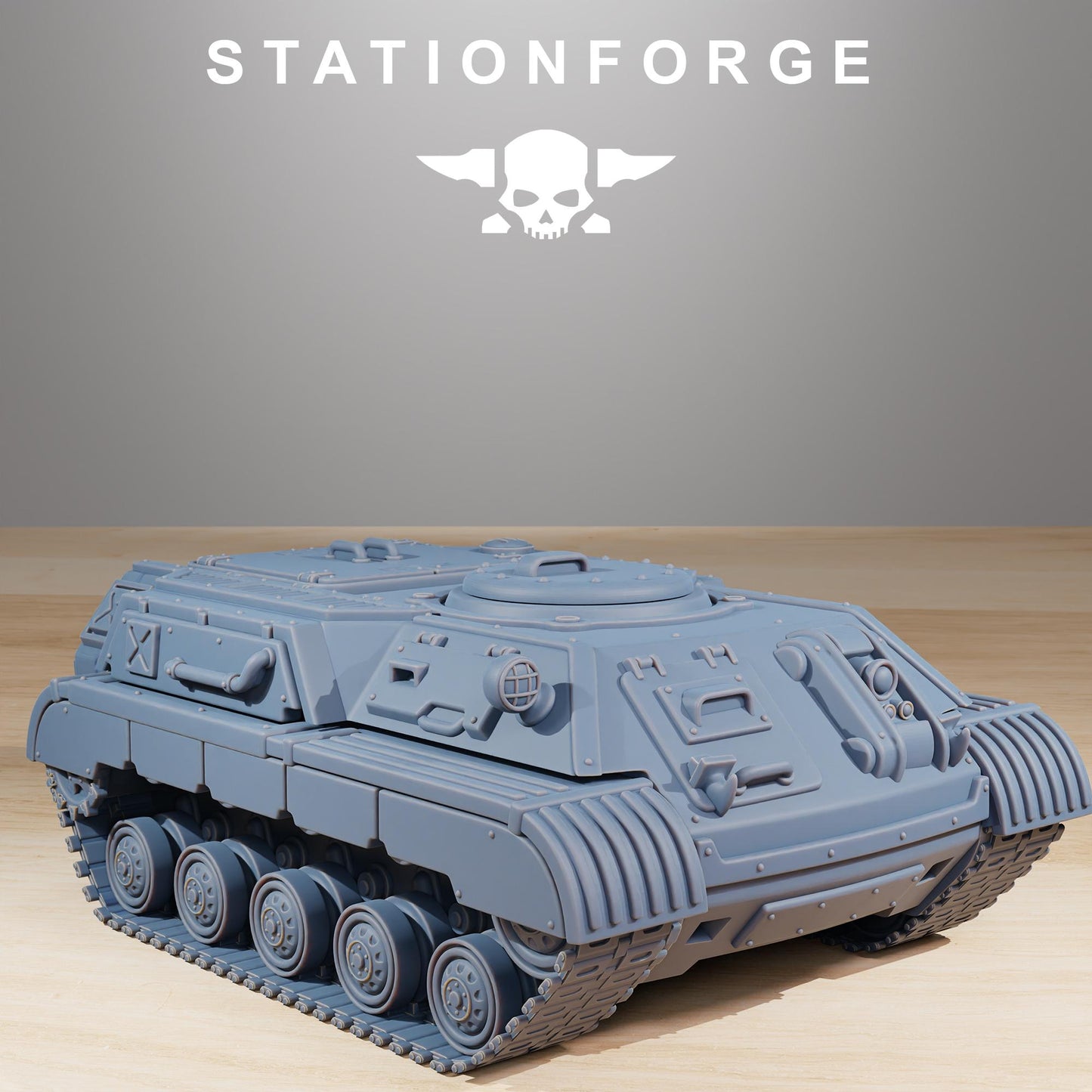 Station Forge GrimGuard Grimguard Support Tank  3d printed proxie Wargames