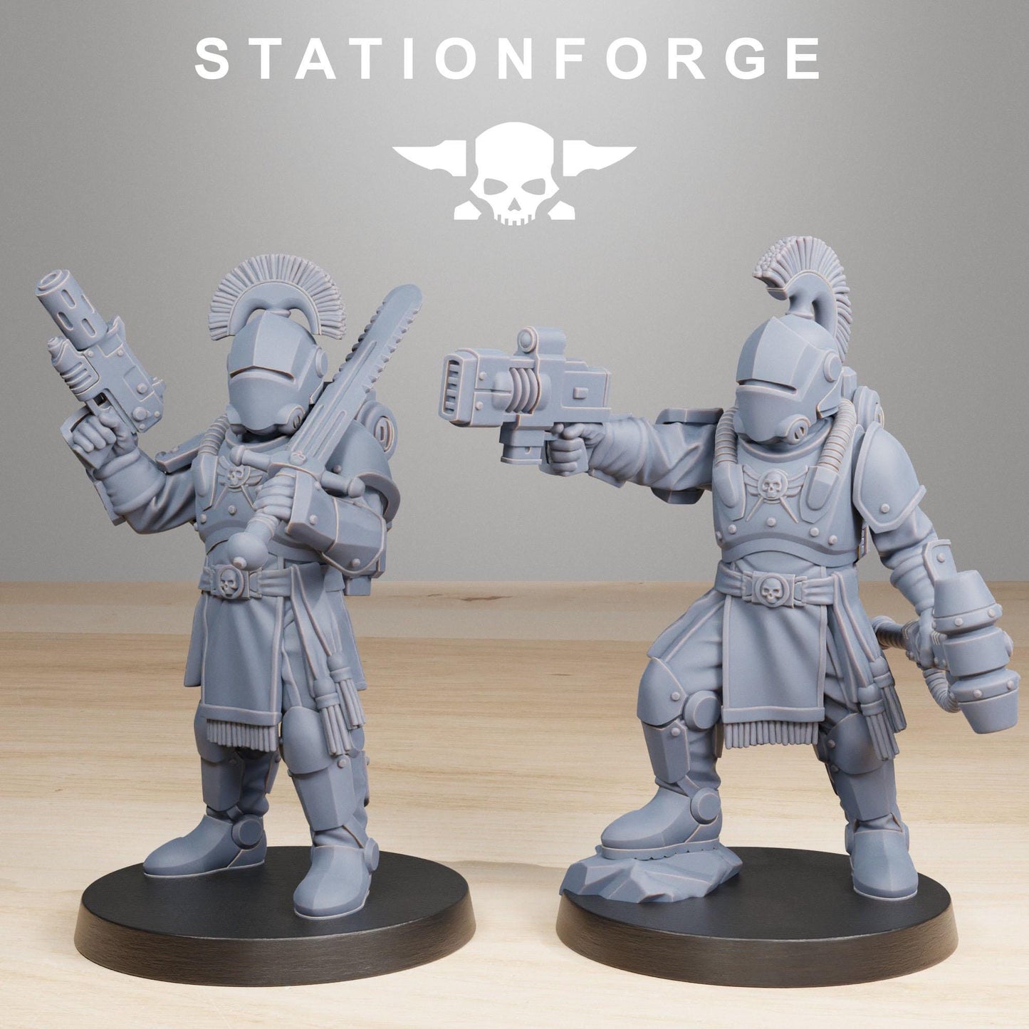 Station Forge RoyalGuard Infantry 2 3d printed proxie Wargames